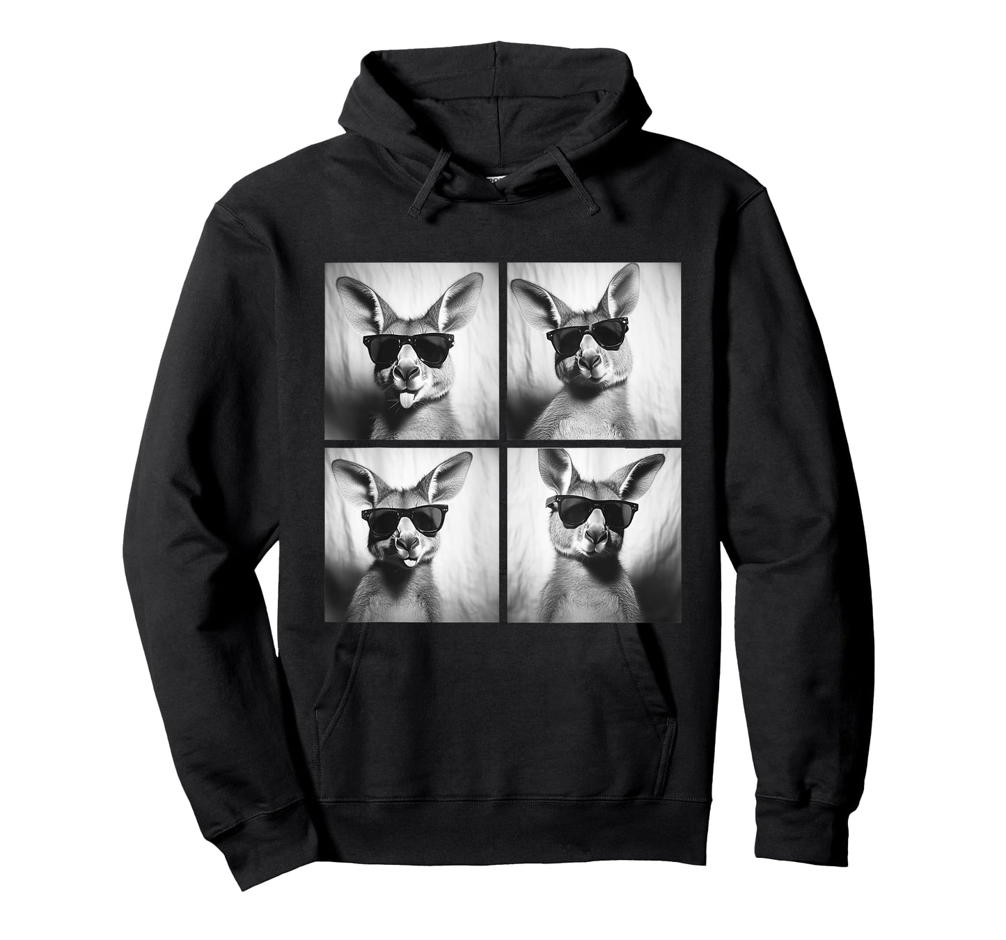Funny Kangaroos with Sunglasses Australian Animal Humor Meme T-Shirt