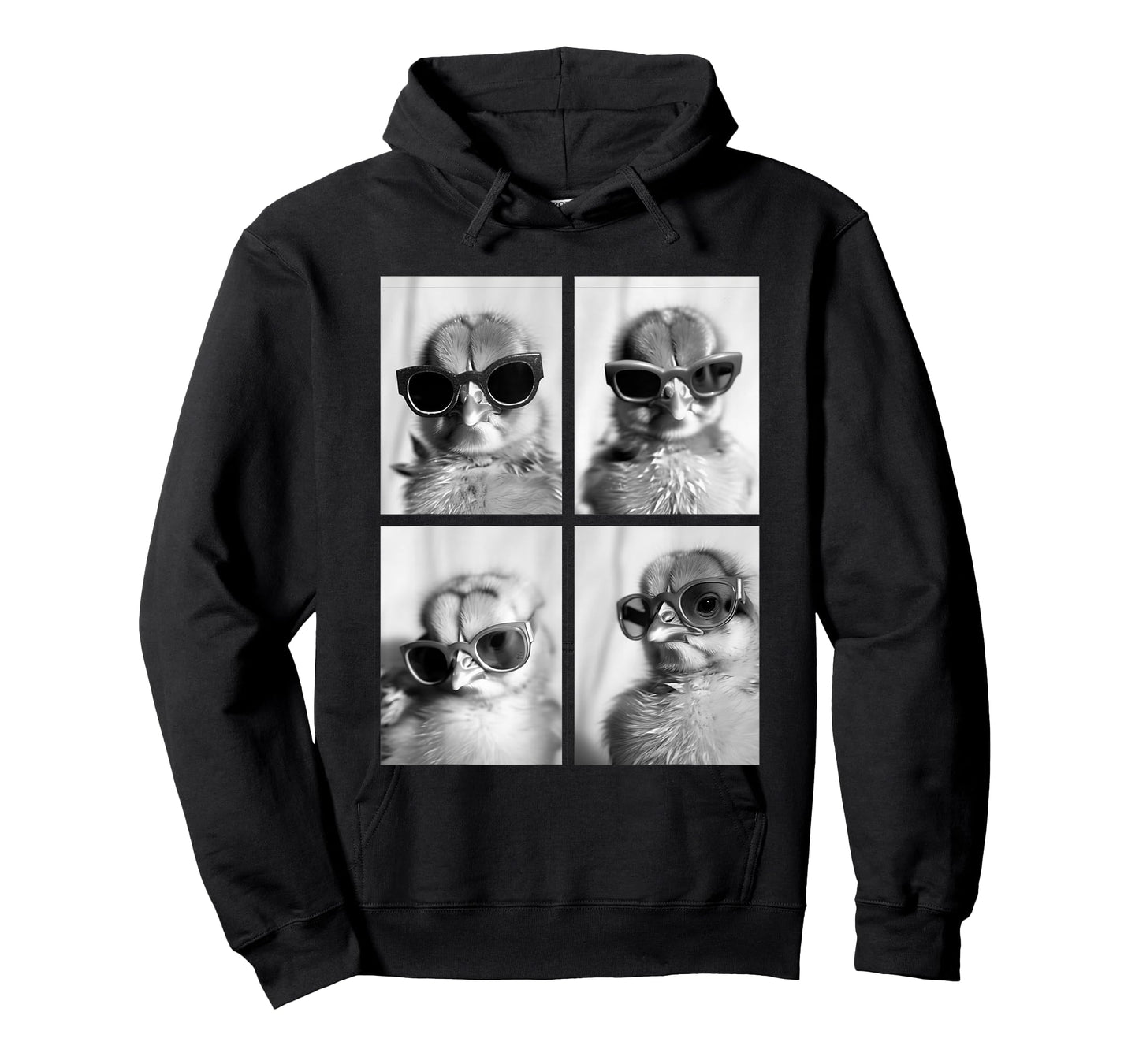 Baby Chickens with Sunglasses Farm Animal Chick Photo Booth T-Shirt