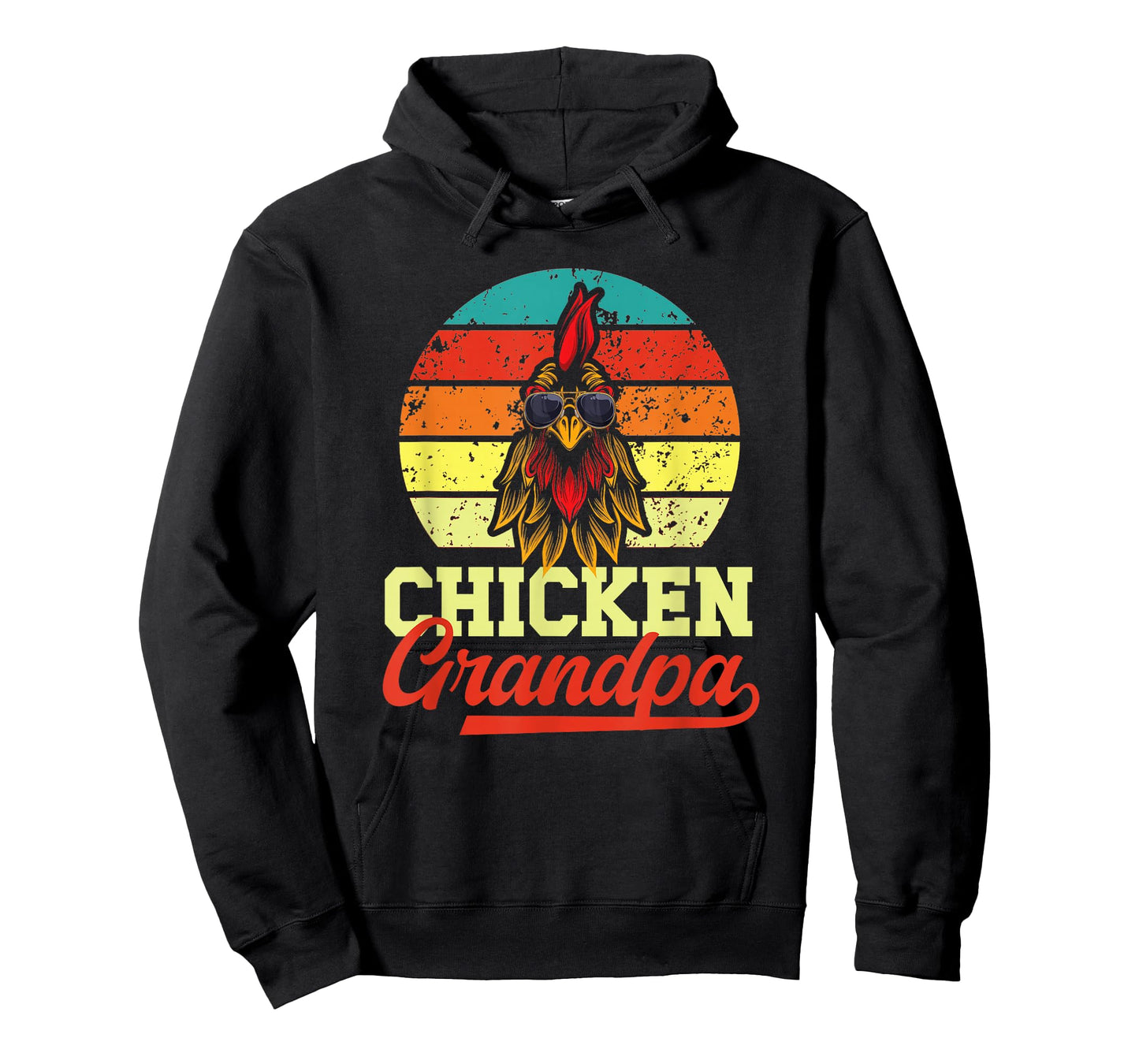 Chicken Grandpa Retro Chicken Owner Chicken Farmer T-Shirt
