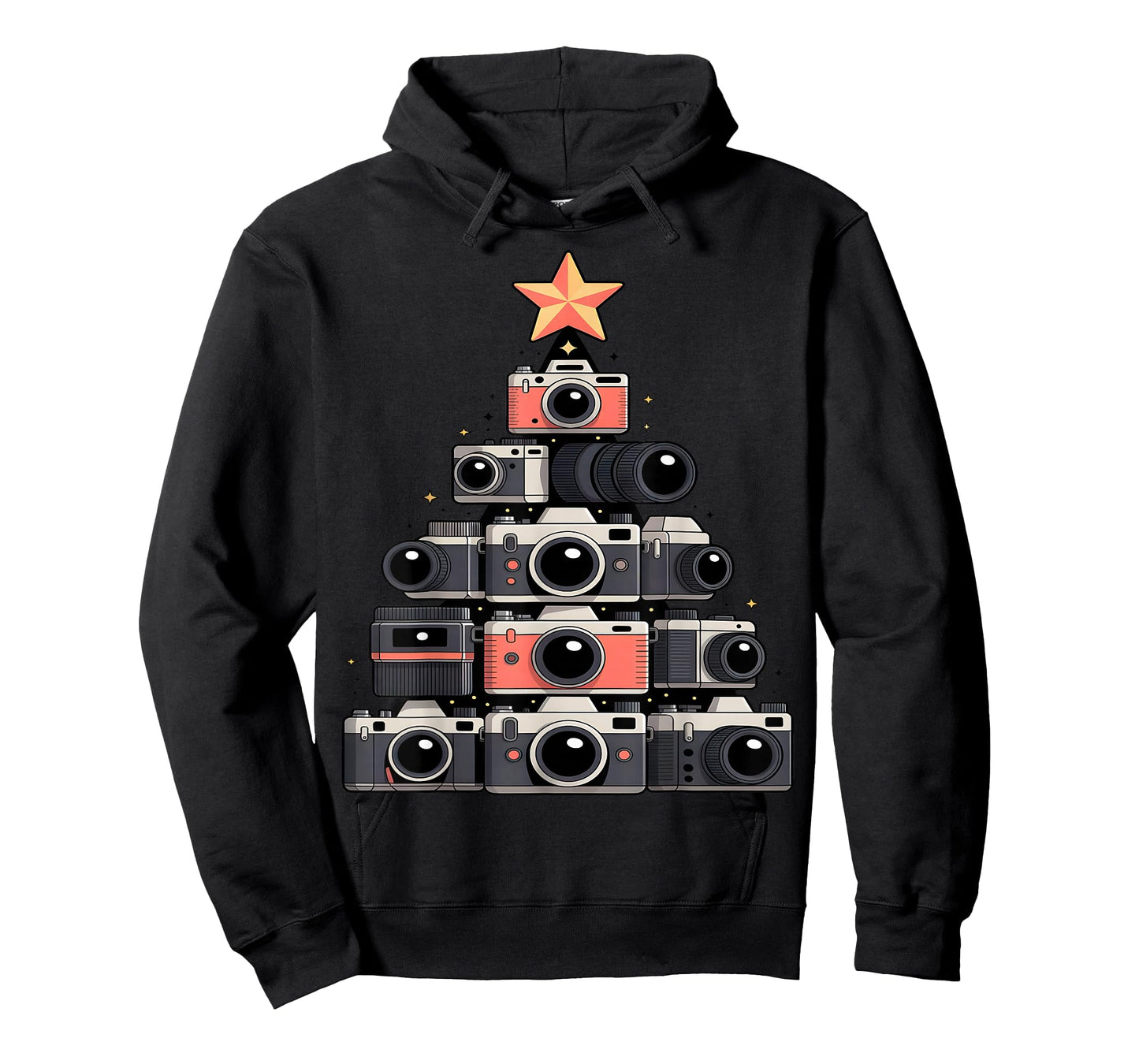 Photography Camera Christmas Tree Holiday T-Shirt