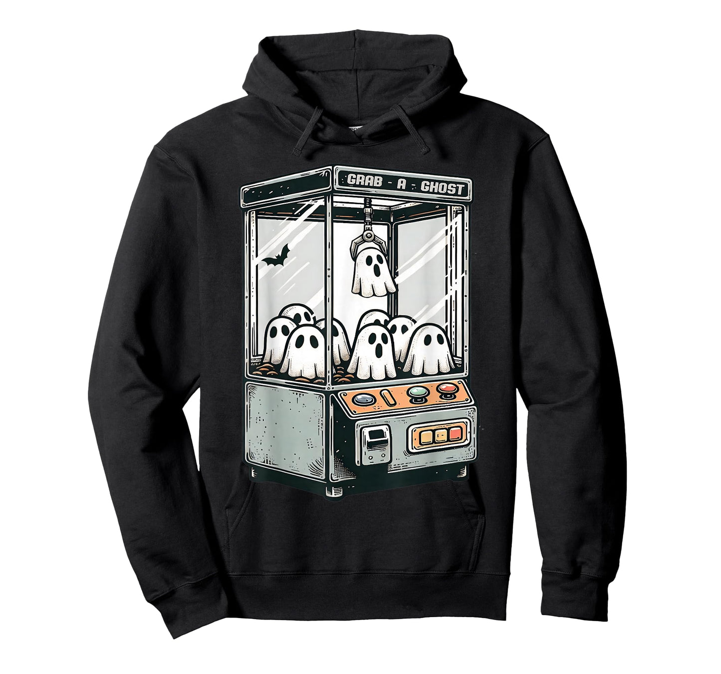 Grab A Ghost Claw Machine Arcade Funny Halloween Kid Toddler T-Shirt