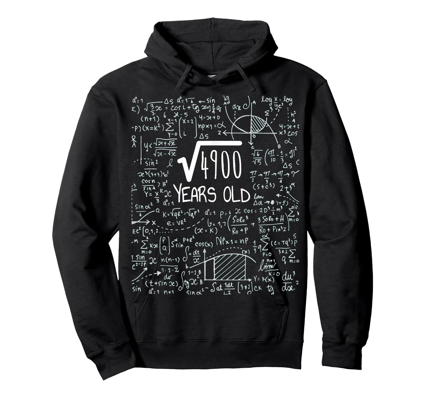 70th Birthday Square Root of 4900: 70 Years Old T-Shirt