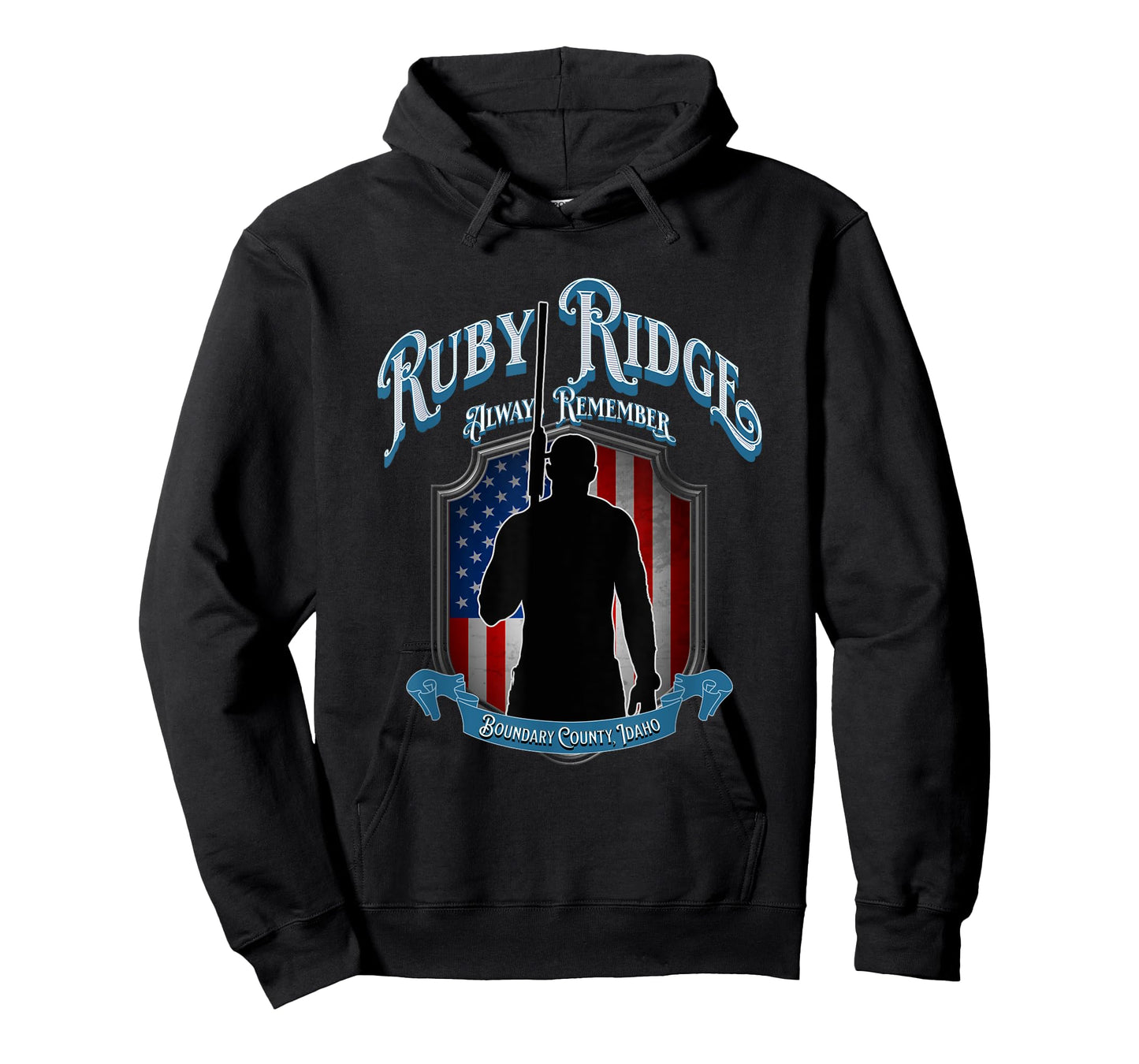 Ruby Ridge Always Remember Boundary County Idaho 1992 T-Shirt