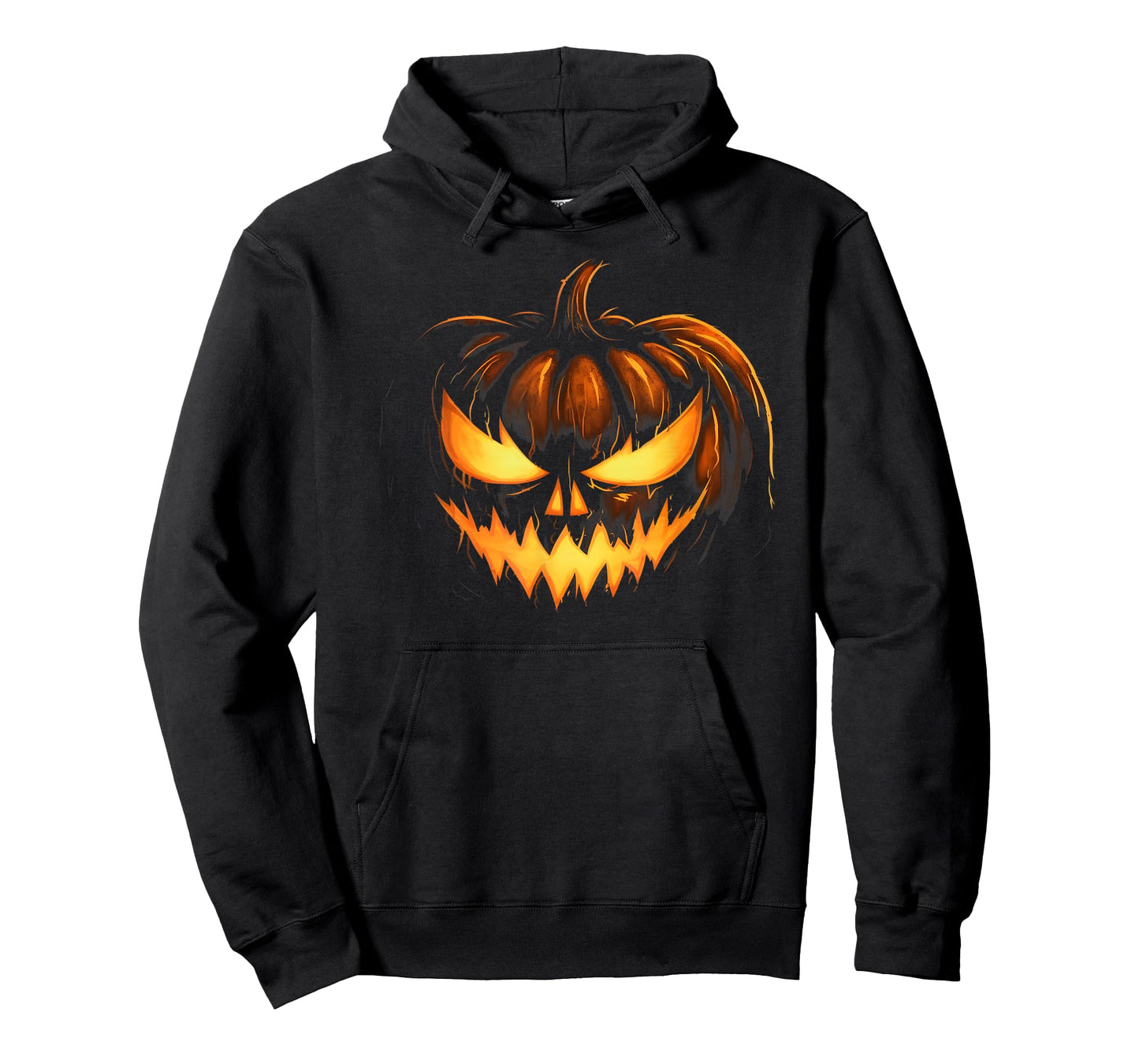 Scary Carved Pumpkin Face Jack O Lantern Halloween Costume T-Shirt