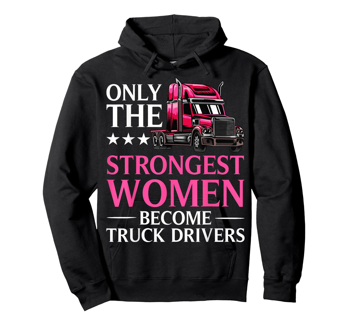 Funny Female Truck Driver Design for Women Girls Trucking T-Shirt