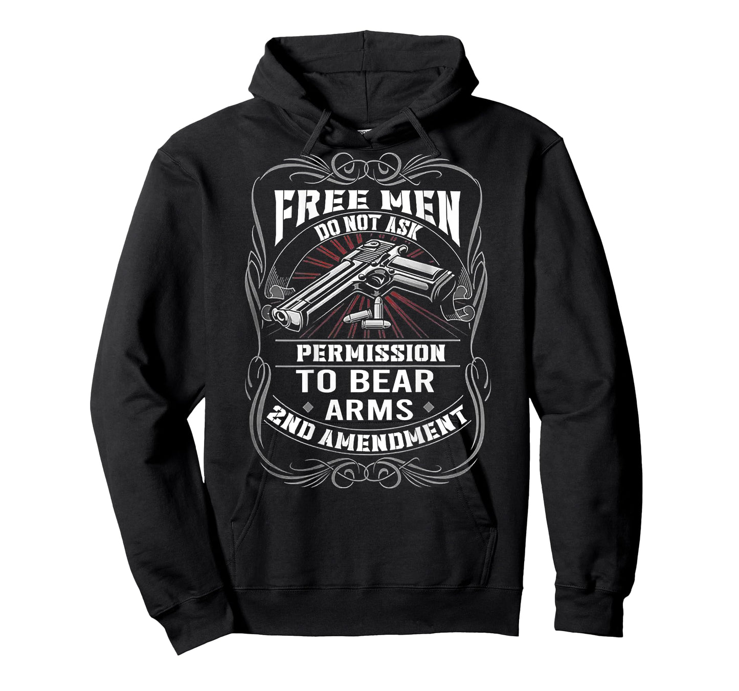 Free Men Do Not Ask Permission To Bear Arm (on back) T-Shirt
