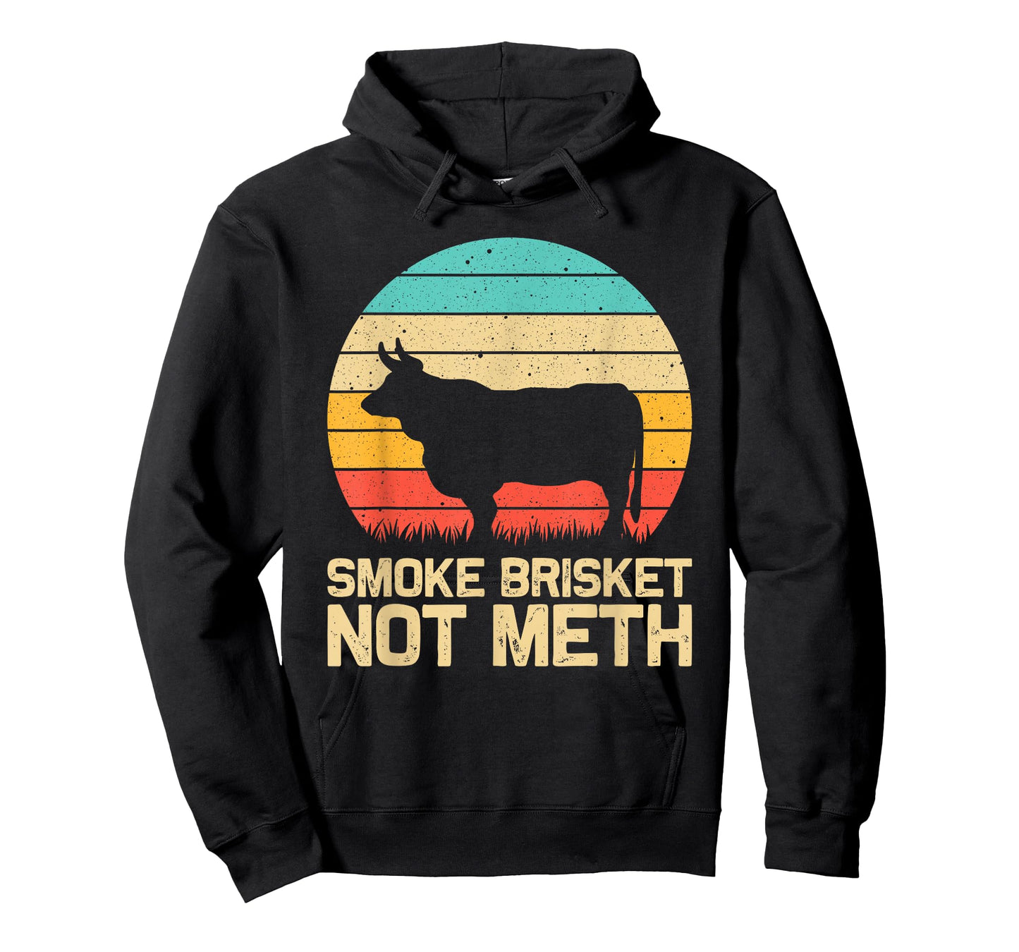 Cool Smoke Brisket Not Meth Funny Grilling Gift Men Women T-Shirt