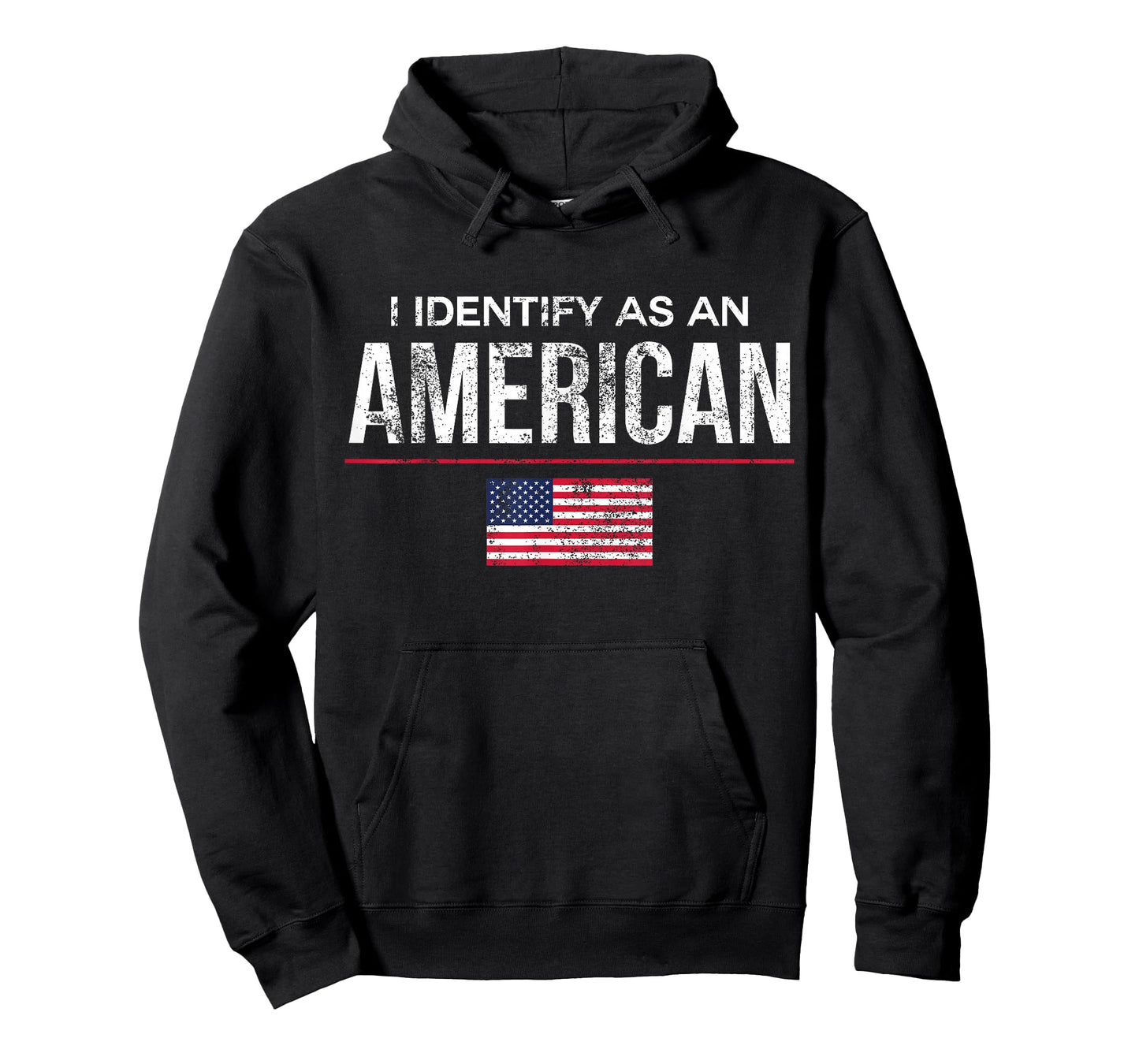 I Identify as an American No Identity Politics USA T-Shirt