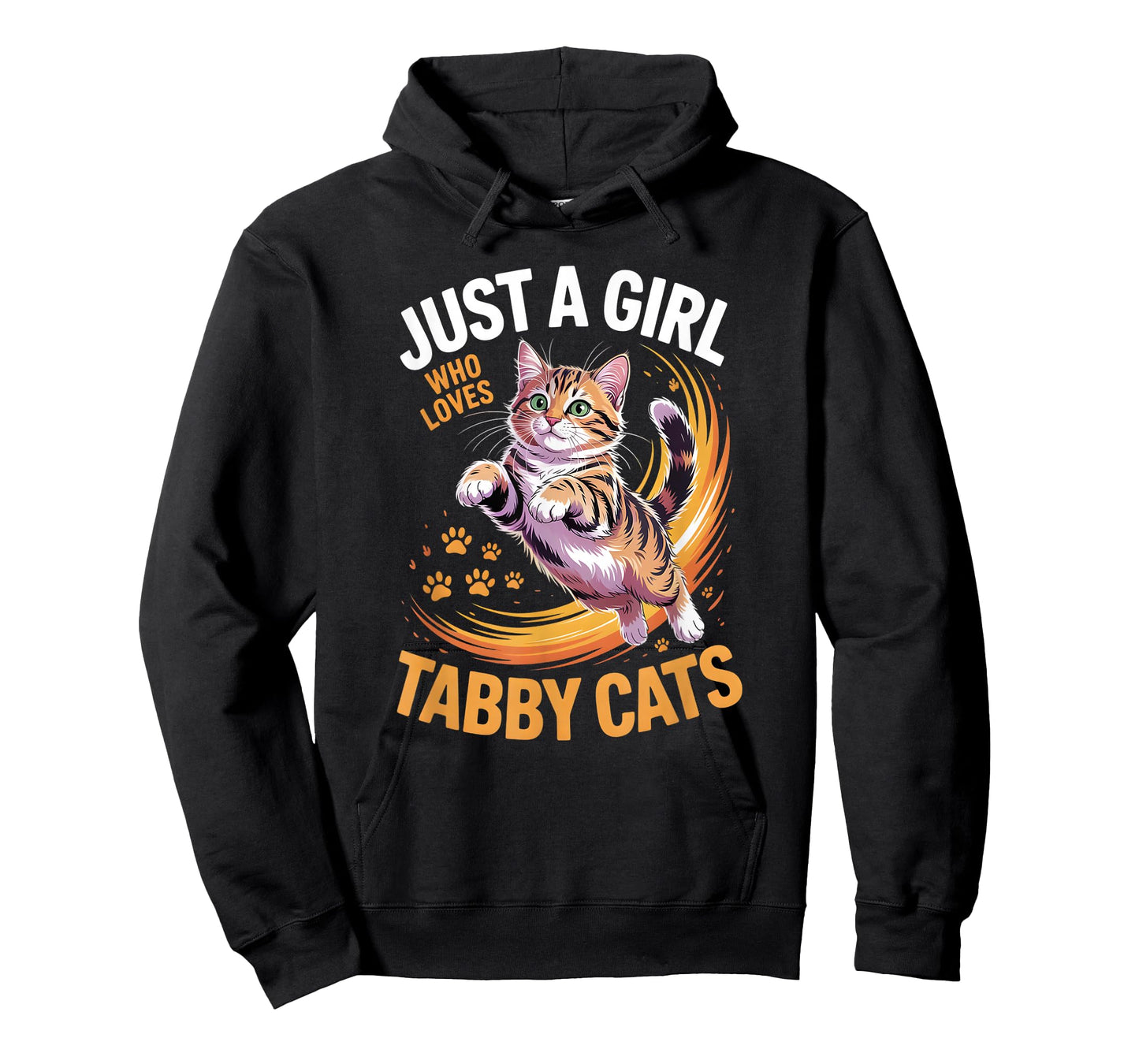 Girls Tabby Cat T-Shirt