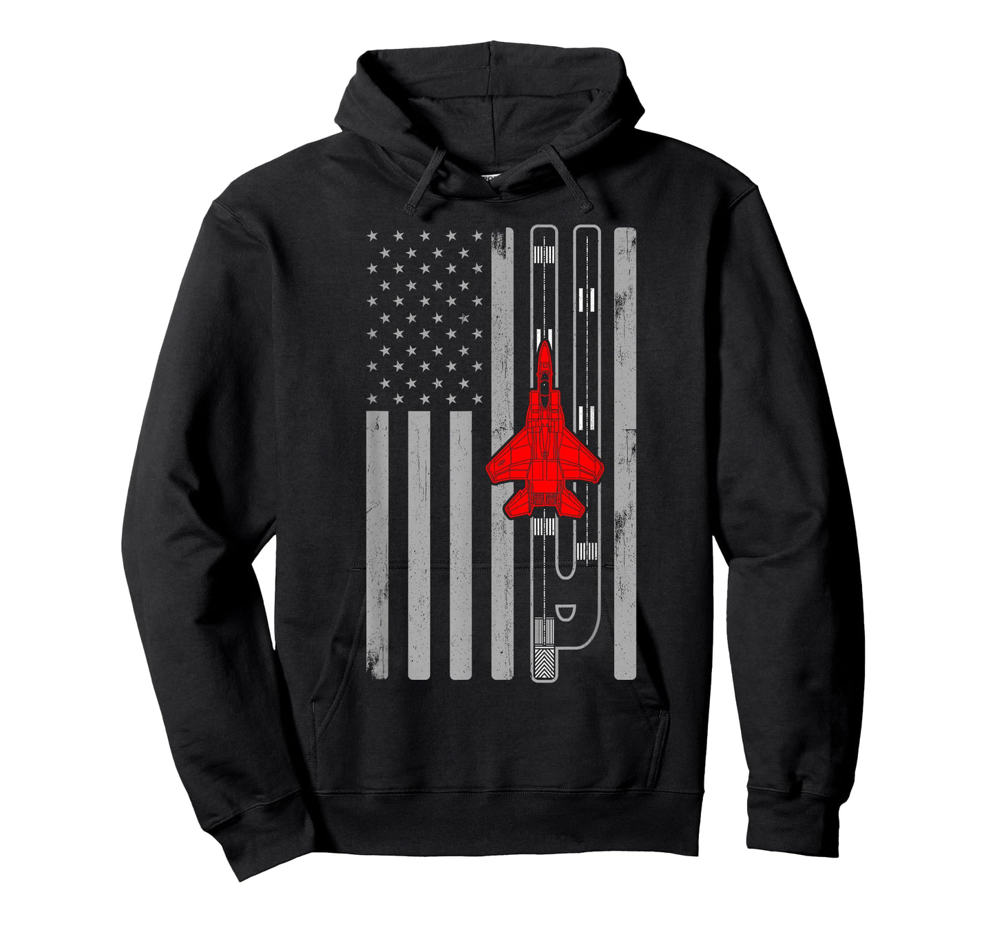 F-15 Eagle Fighter Jet Plane American Flag F15 T-Shirt