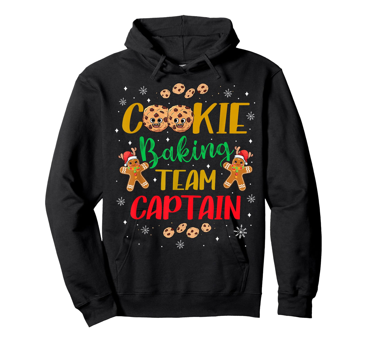 Cute Cookie Baking Team Captain Holiday Cook Fun Bake Cakes T-Shirt