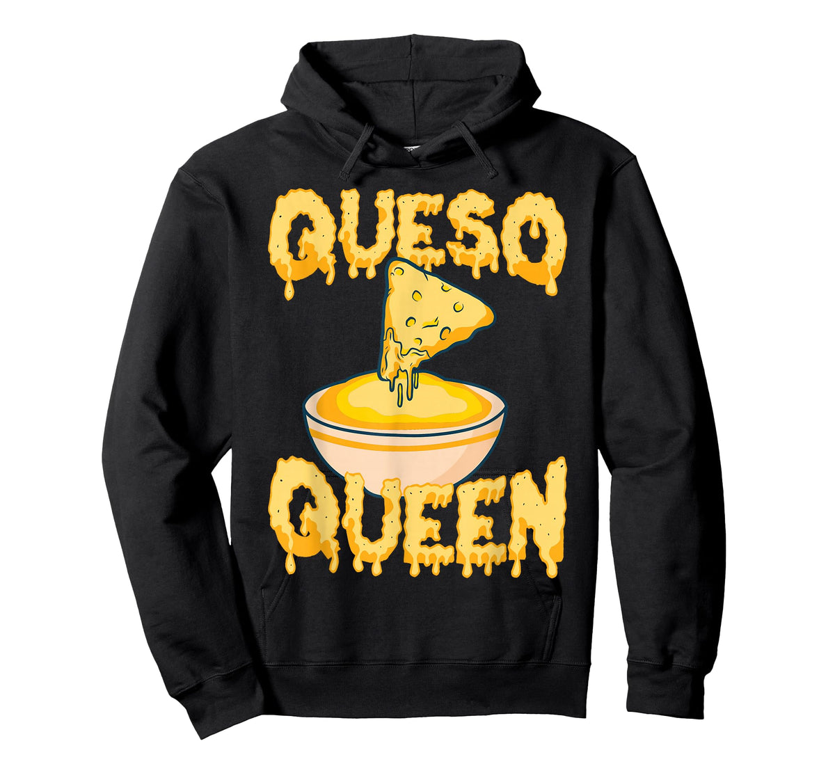 Funny Queso Design for Women Girls Kids Cheese Queso Lover T-Shirt