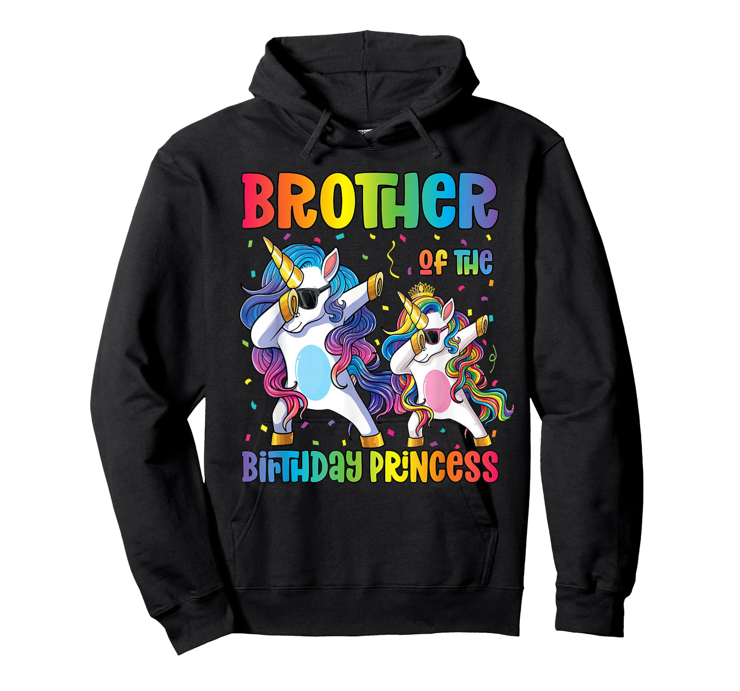 Brother of the Birthday Princess Shirt Dabbing Unicorn T-Shirt