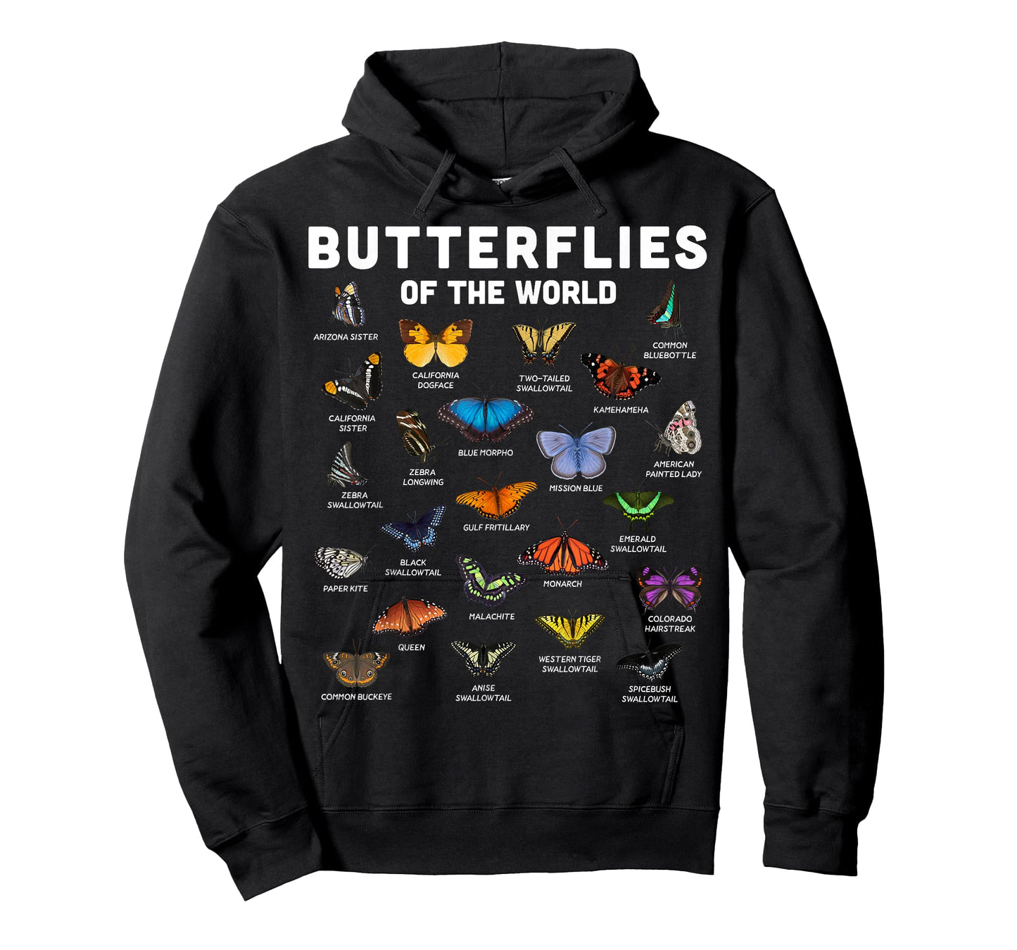 Butterfly Shirt Butterflies Of The World Butterfly Lover T-Shirt