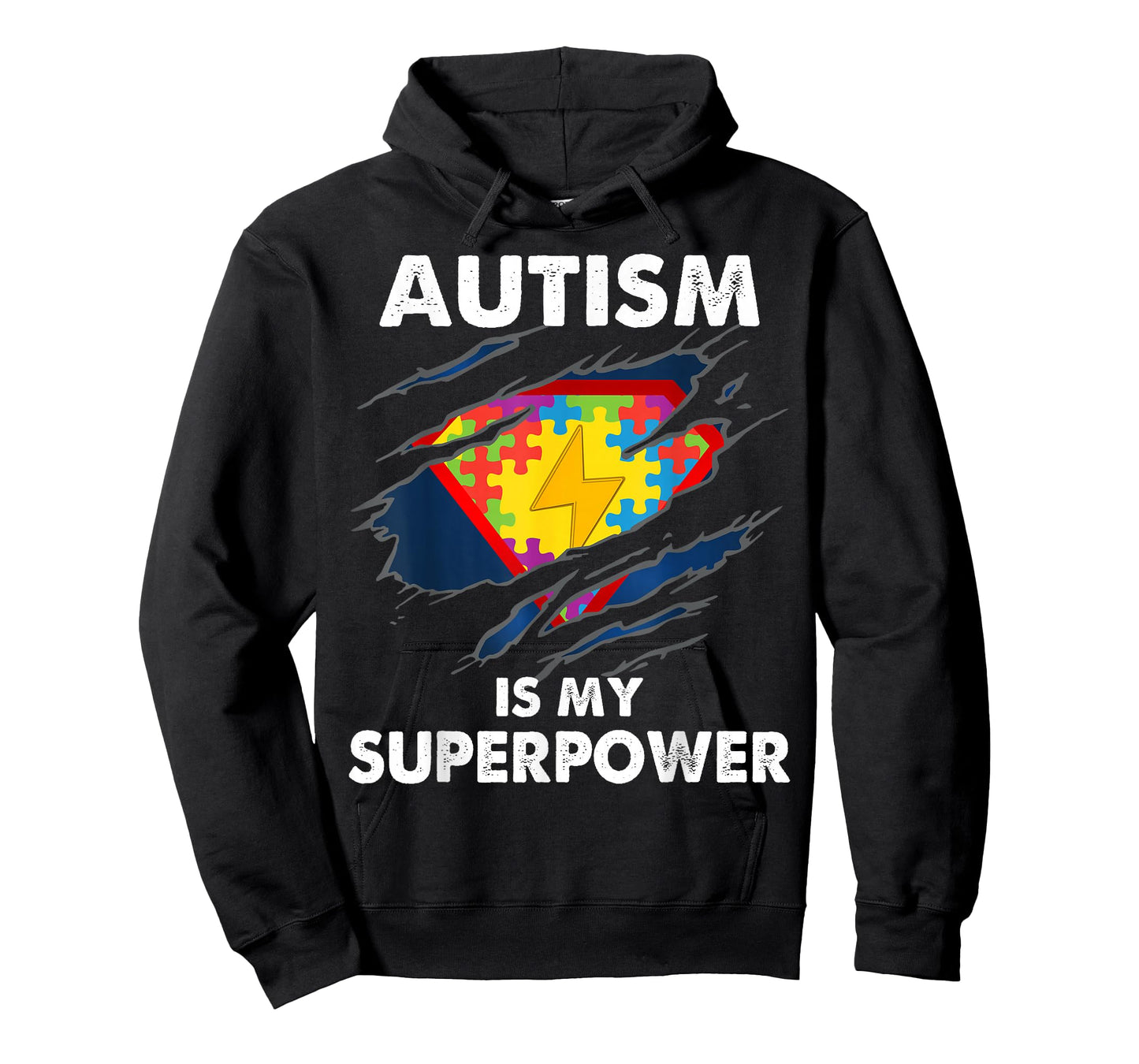 Autism is My Super Power Superhero Autism Awareness T-Shirt