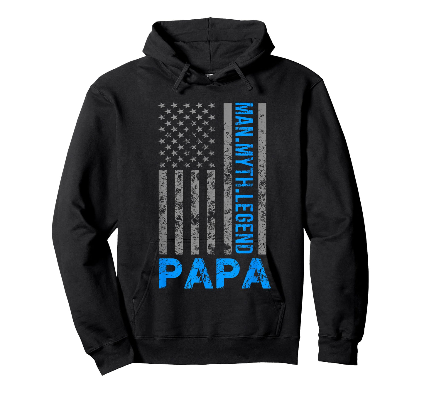 Papa American Flag Man Myth Legend T-Shirt