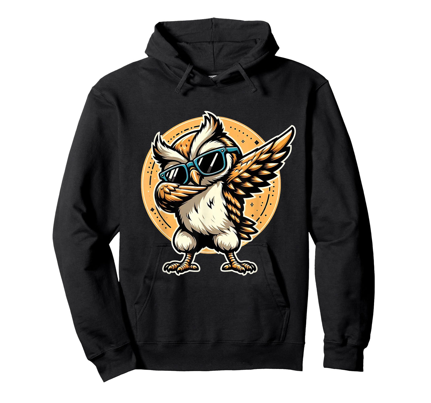 Dabbing Owl Funny Cool Dab Dance Owl Lover T-Shirt
