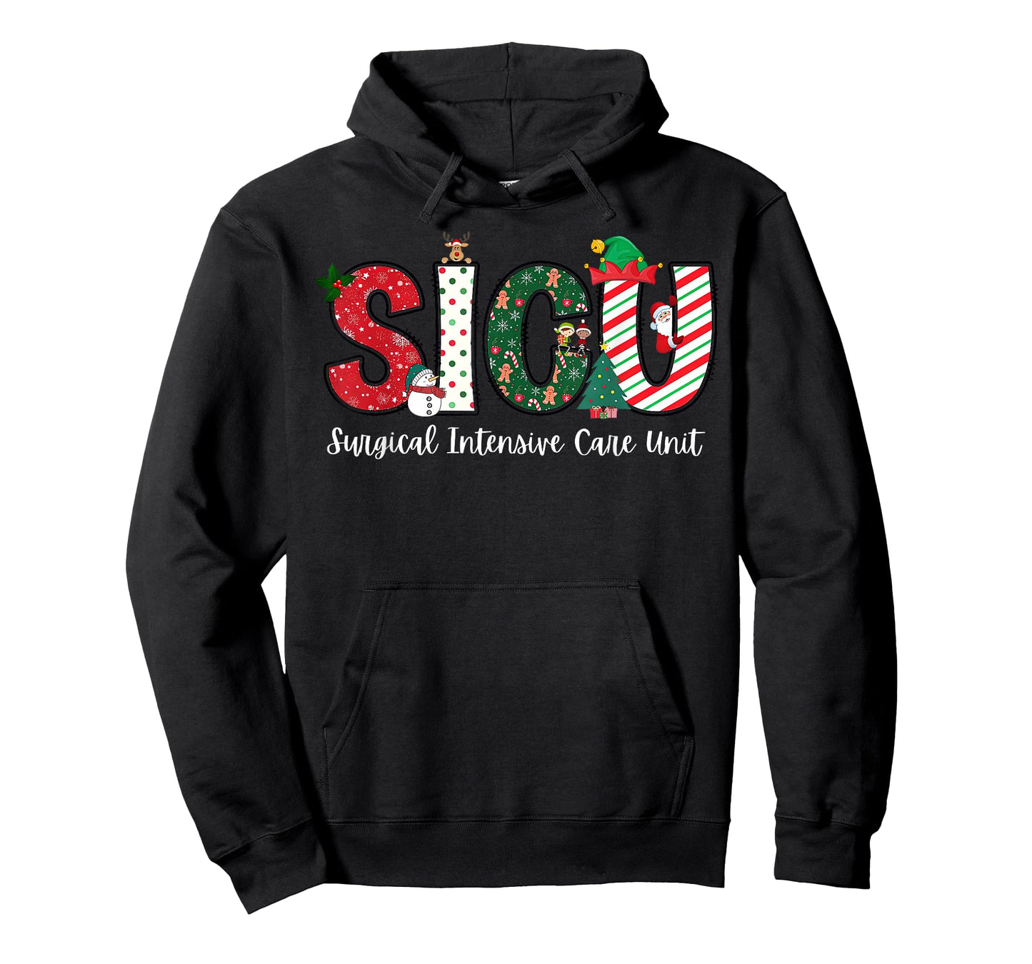 Christmas Surgical Intensive Care Unit SICU Nurse Holiday T-Shirt