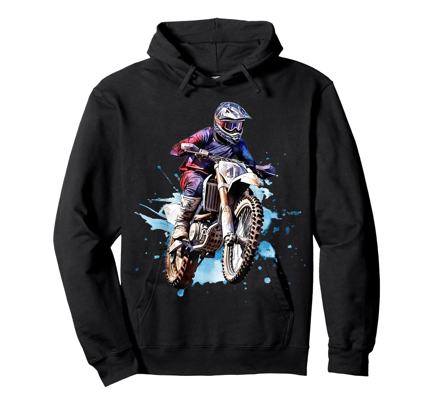 Dirt Bike USA Flag Vintage Motocross Riders Freestyle T-Shirt