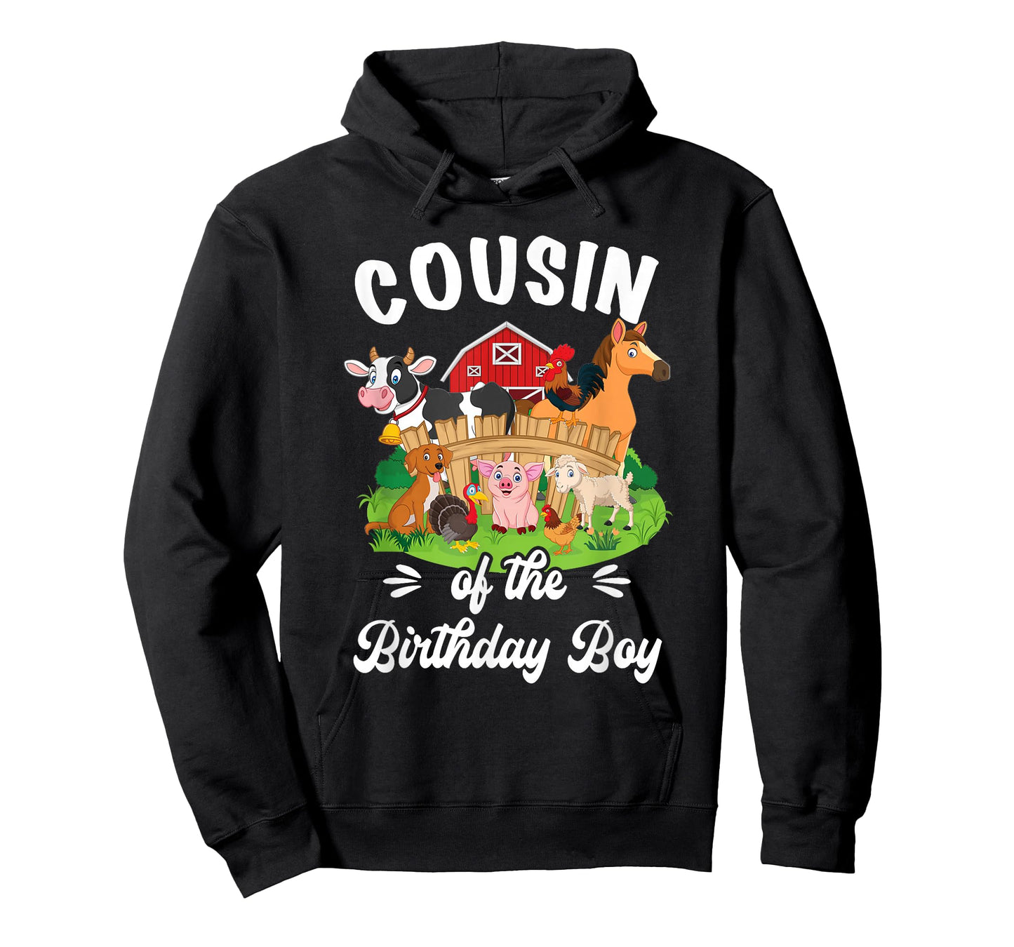 Cousin Of The Birthday boy Party Cow Farm 1St Birthday Party T-Shirt