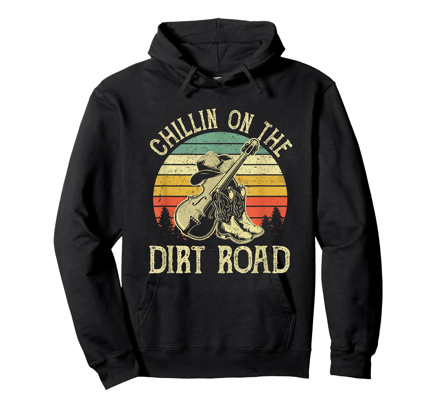 Chillin On The Dirt Road Western Life Rodeo Country Music T-Shirt