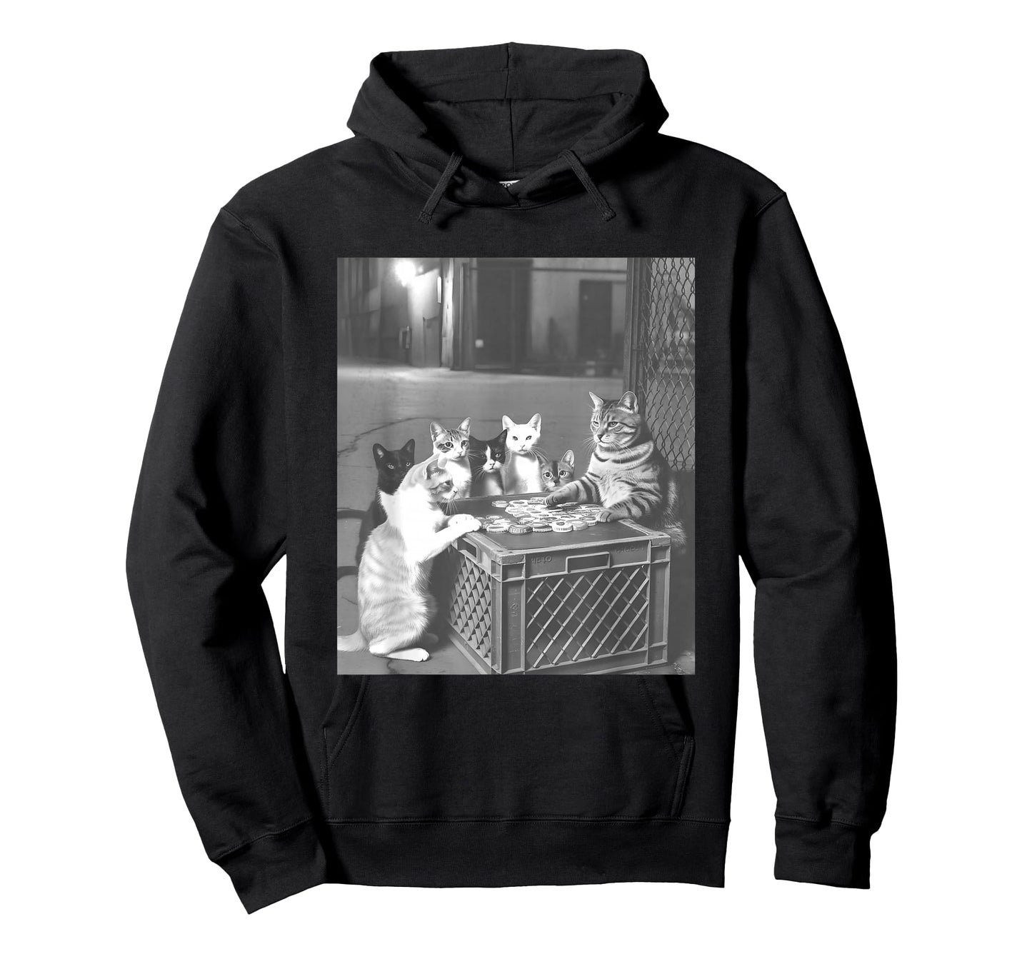 Cat Poker Gang Meme T-Shirt