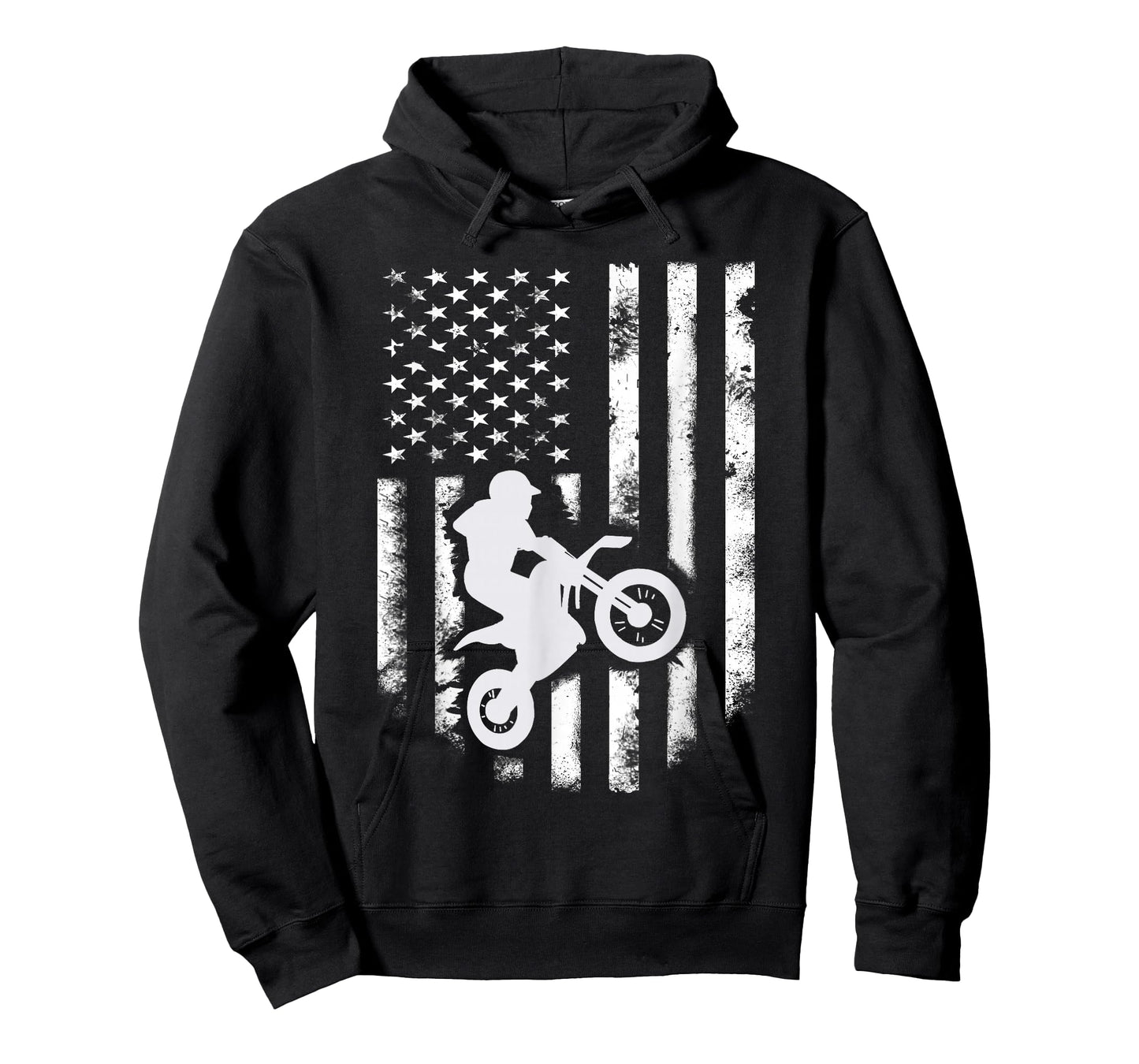 American Flag Motorcross Braap Dirt Bike Off Road Enduro Women Kids Men T-Shirt