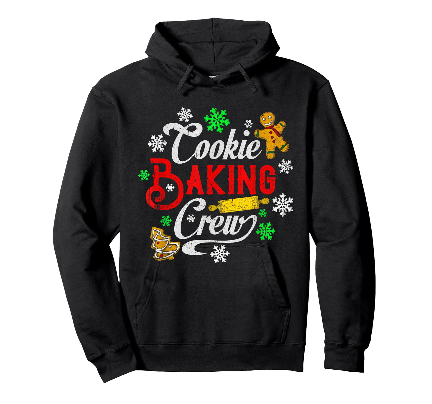 Cookie Baking Crew Christmas Baker Gingerbread Cookies T-Shirt