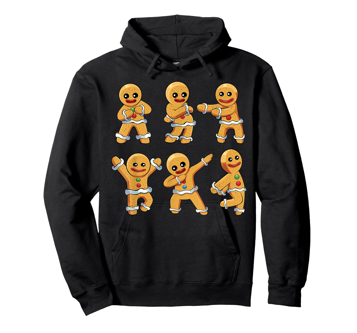 Christmas Gingerbread Man Dancing Dabbing T-Shirt