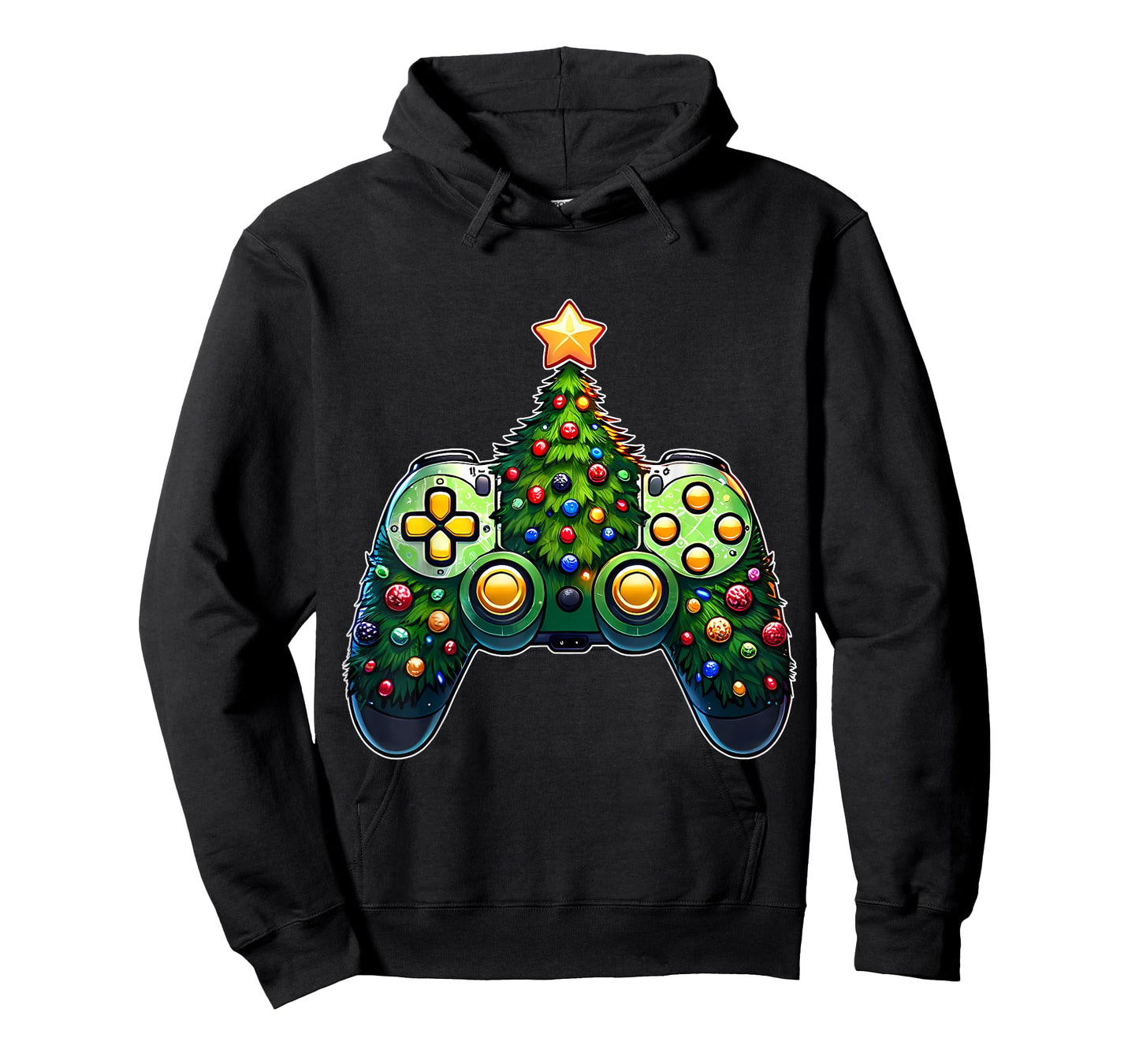 Christmas Gamer T-shirt Gaming Controller Christmas Tree T-Shirt