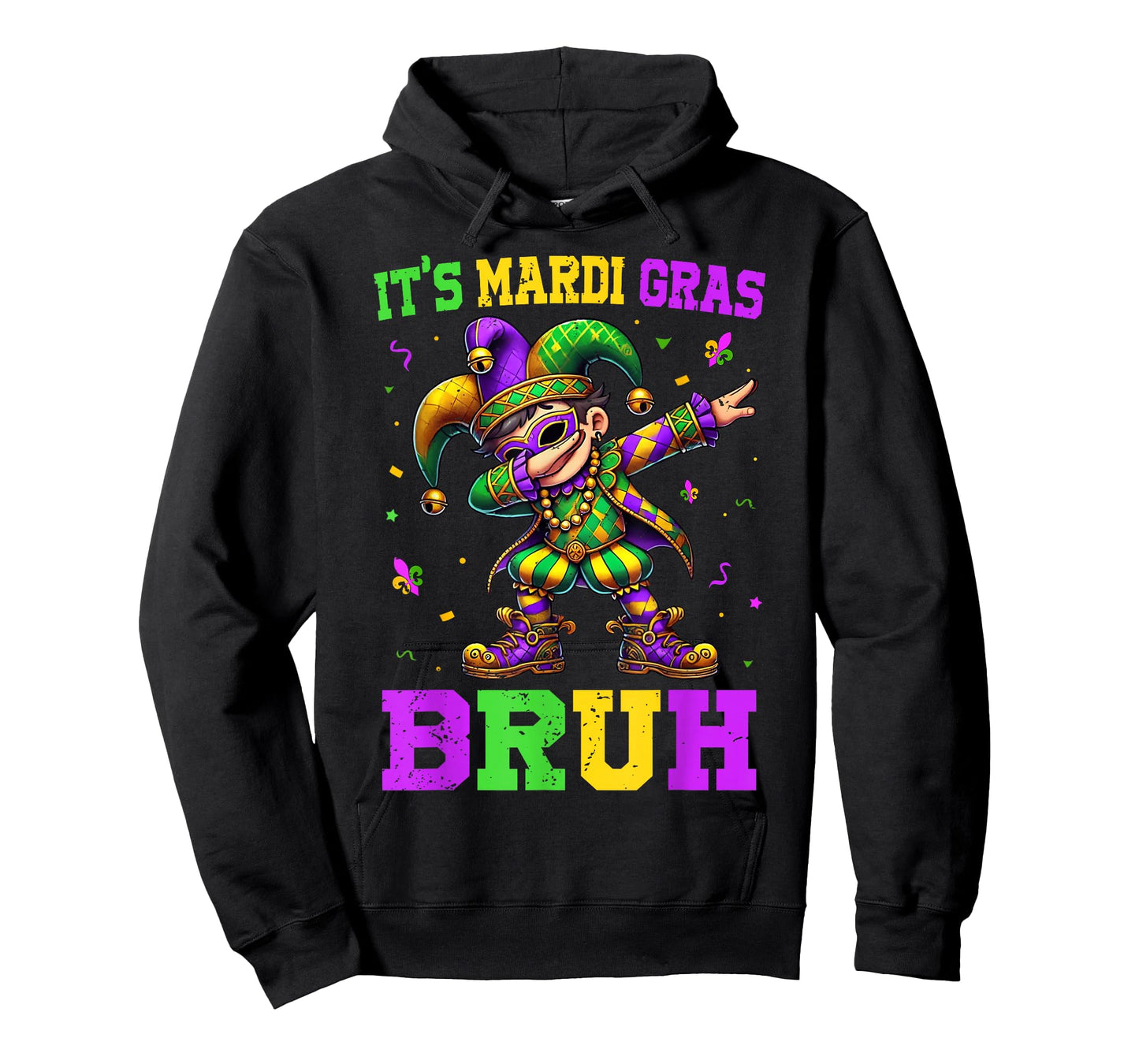 It's Mardi Gras Bruh Dabbing Boy Kids New Orleans Trip Men T-Shirt
