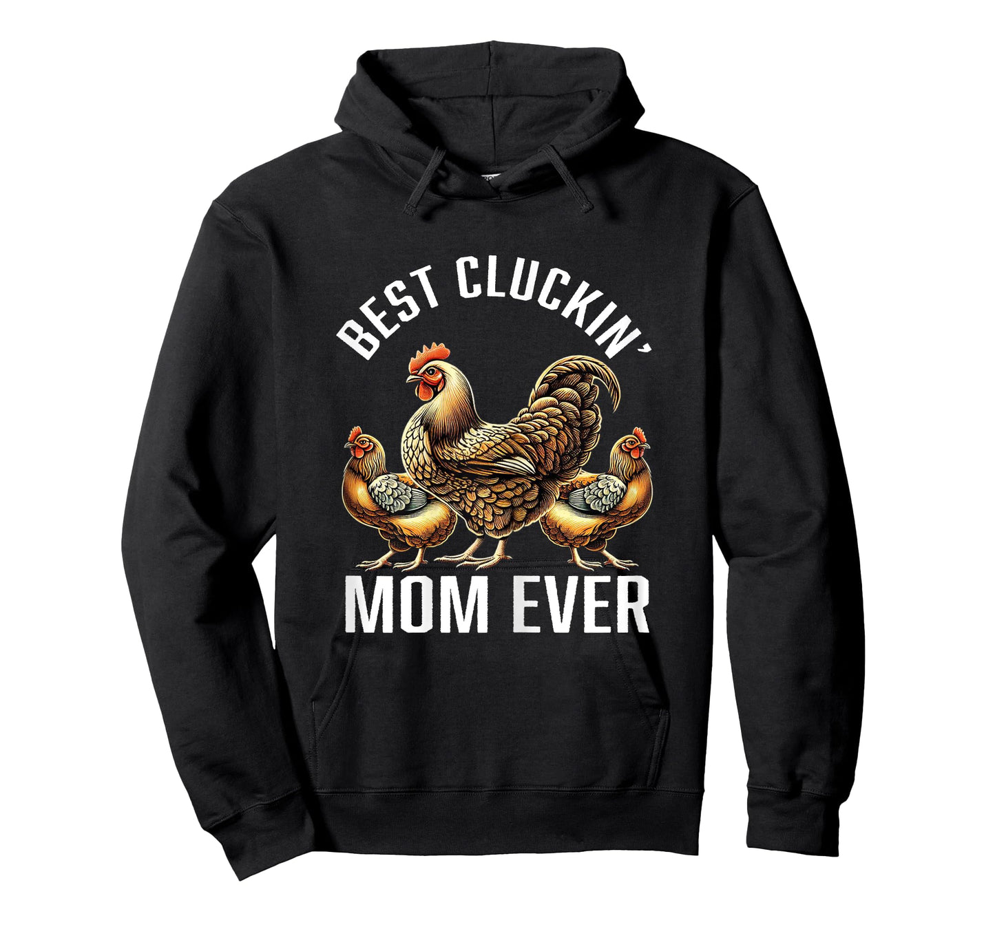 Chicken Lovers Gifts Womens Best Cluckin' Mom Funny Chicken T-Shirt