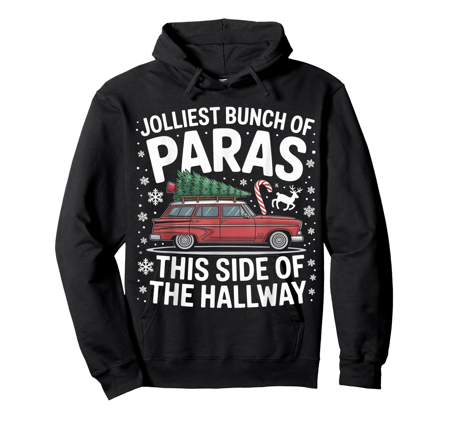 Jolliest Bunch of Paras This Side of The Hallway Christmas T-Shirt