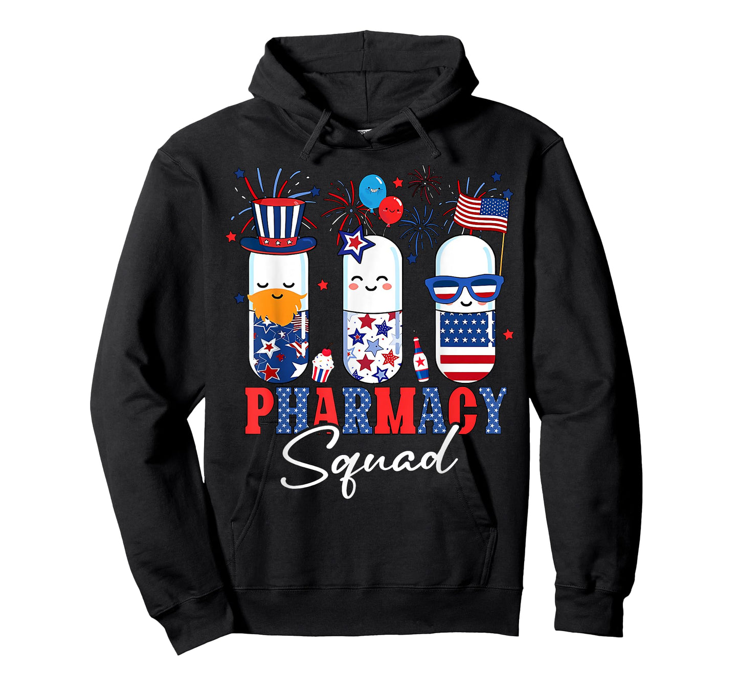 4th Of July Pharmacy Squad Pharmacy Technician Patriotic Women Men T-Shirt