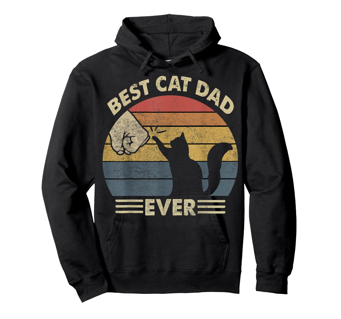 Cat-Shirt Men Best Cat Dad Ever Funny Cat Lover Gift T-Shirt