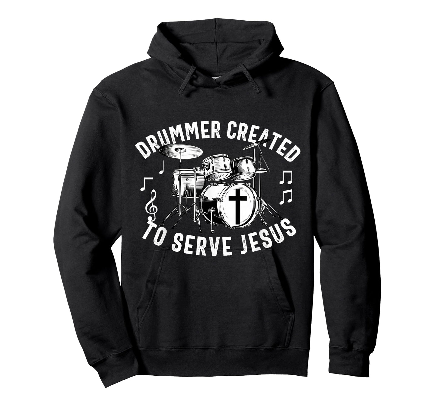Christian Drummer Drum Player Stick Men Jesus Worship Music T-Shirt