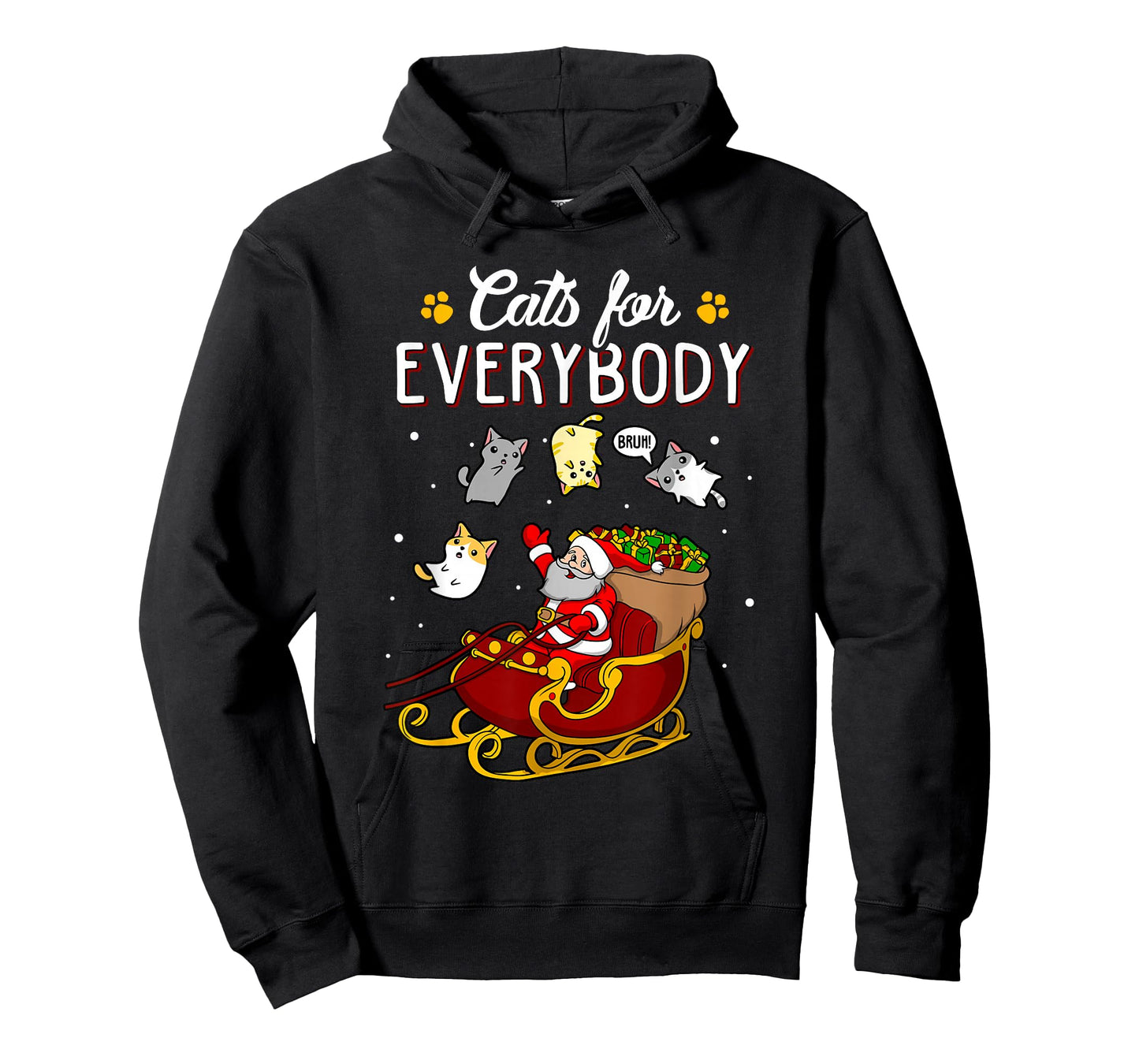 Cats for Everybody Men Women Kids Funny Christmas T-Shirt