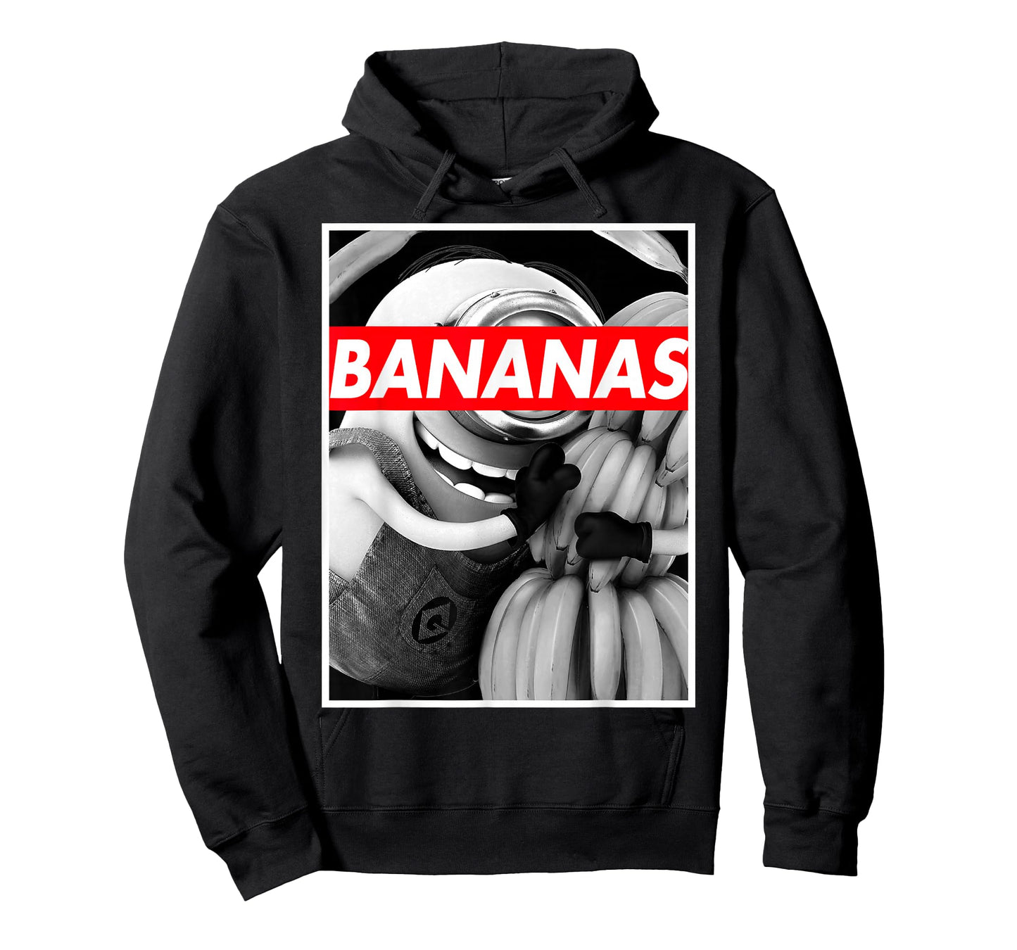 Despicable Me Minions Stuart Hugs Bananas Graphic T-Shirt T-Shirt