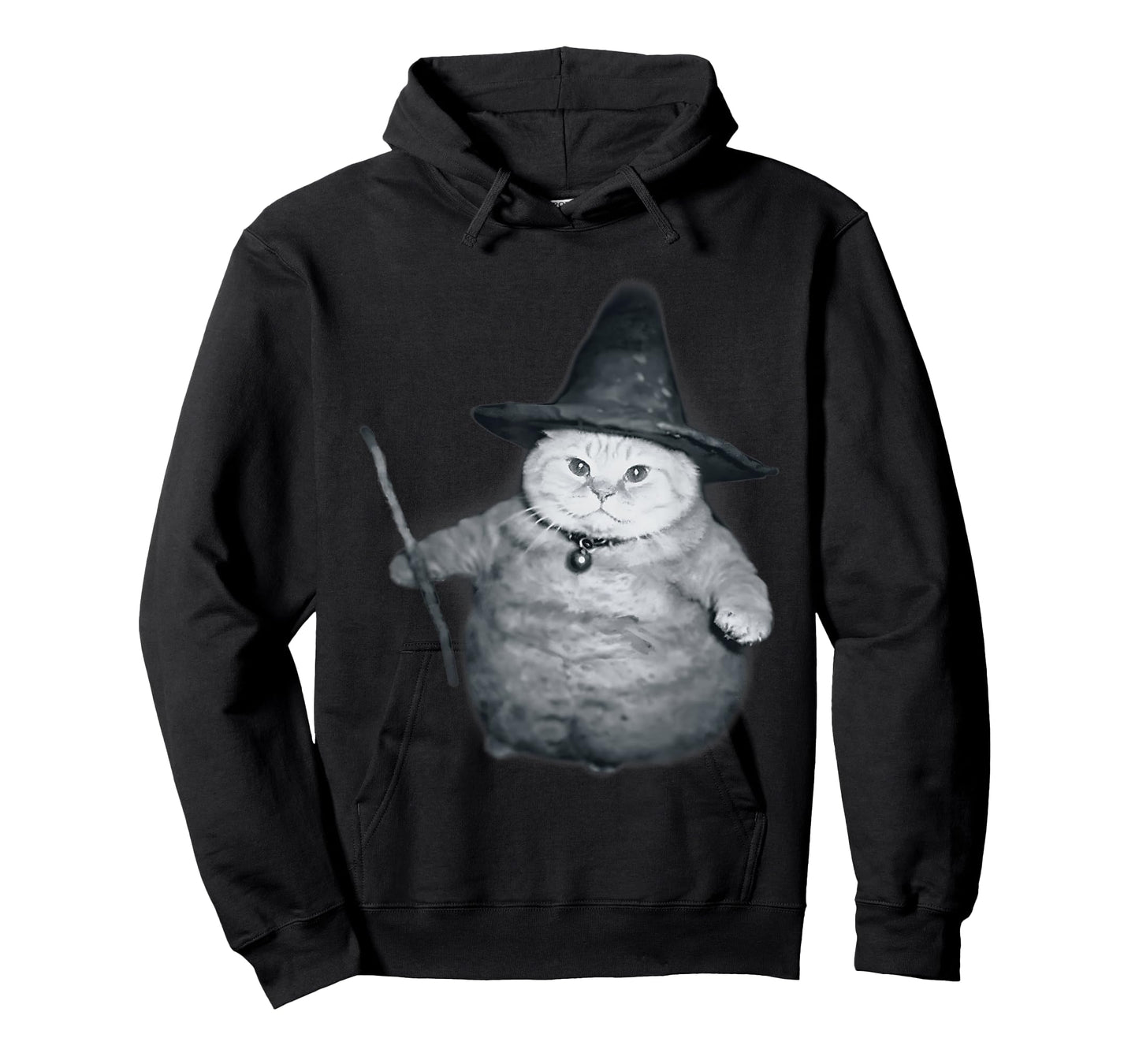 Wizard Kitten Meme Chonk Witch Cat Meme Stupid Brain Rot T-Shirt