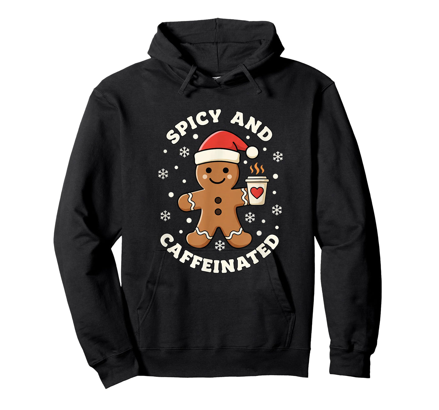 Baking Spicy and Caffeinated Gingerbread Coffee Christmas T-Shirt