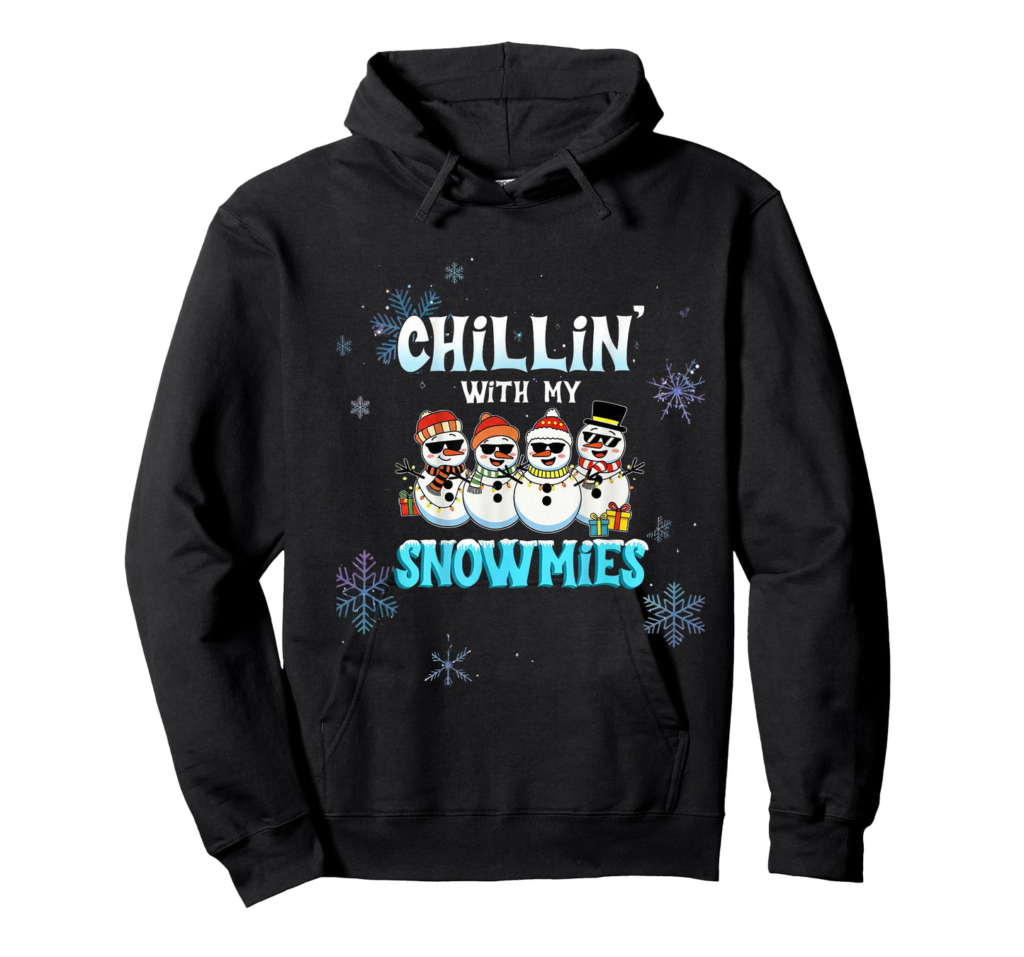 Chillin with My Snowmie Women Christmas Snowman Teacher T-Shirt