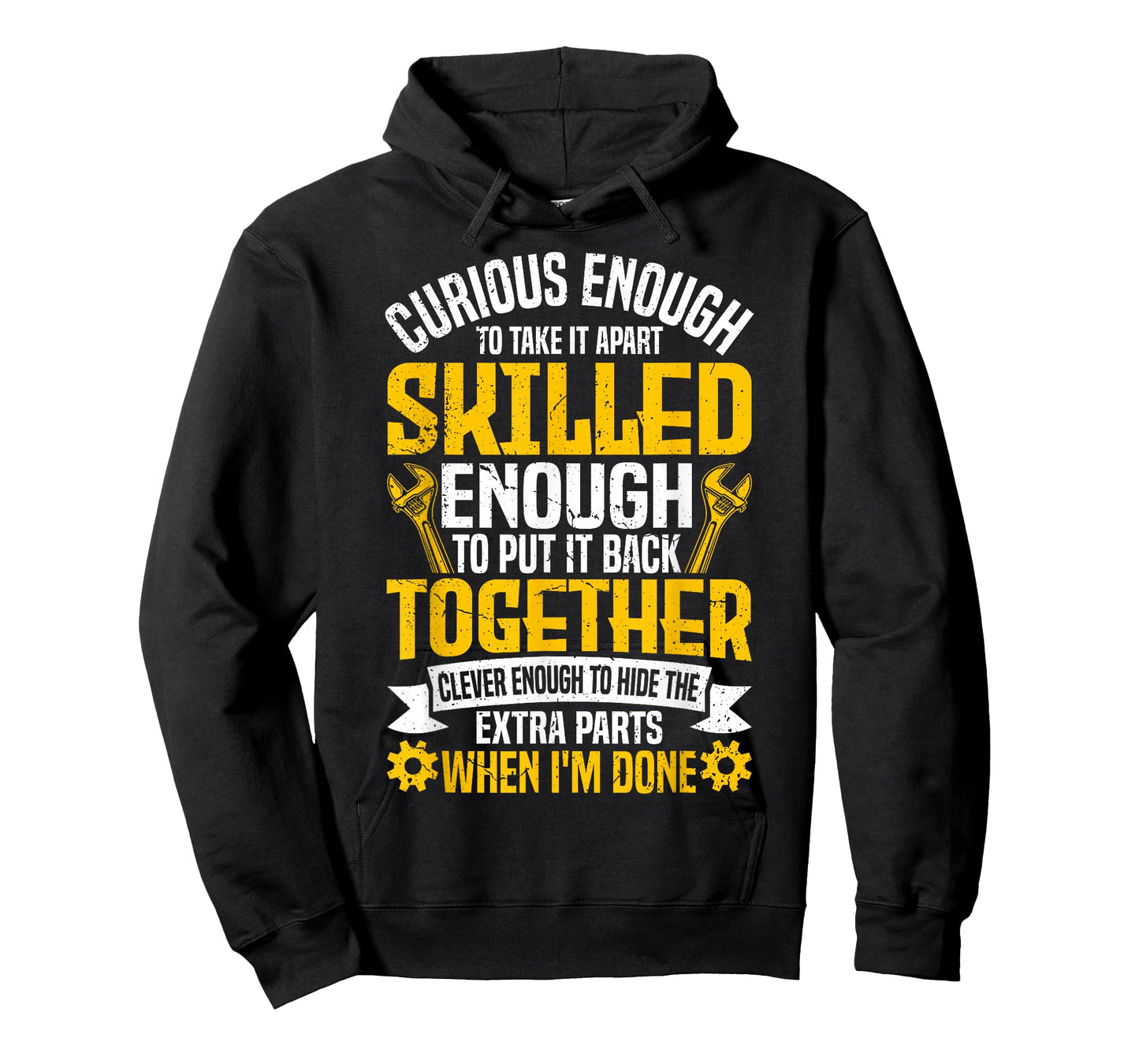 Curious Enough To Take It Apart Car Auto Garage Mechanic Men T-Shirt