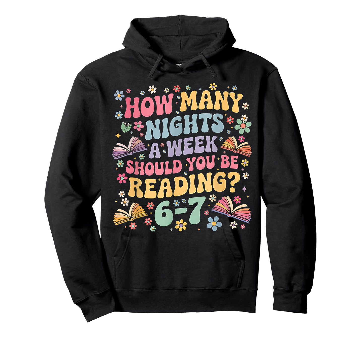 How Many Night a Week Should You be Reading 67 Meme Groovy T-Shirt