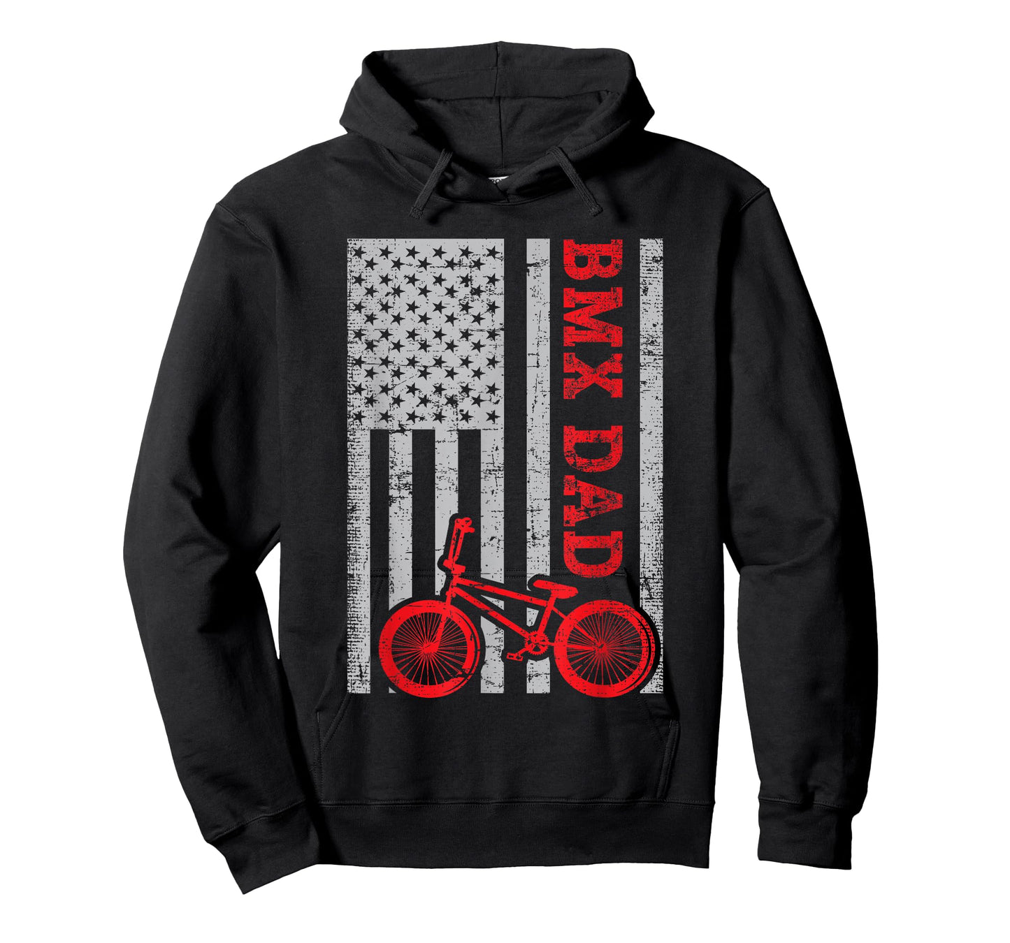 BMX Dad Patriot Freestyle Bike Funny Father's Day Gift USA T-Shirt