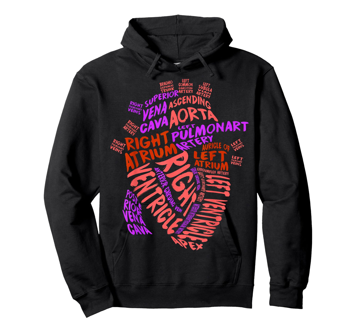Anatomical Human Heart Cardiology Medical Cardiac Nurse T-Shirt