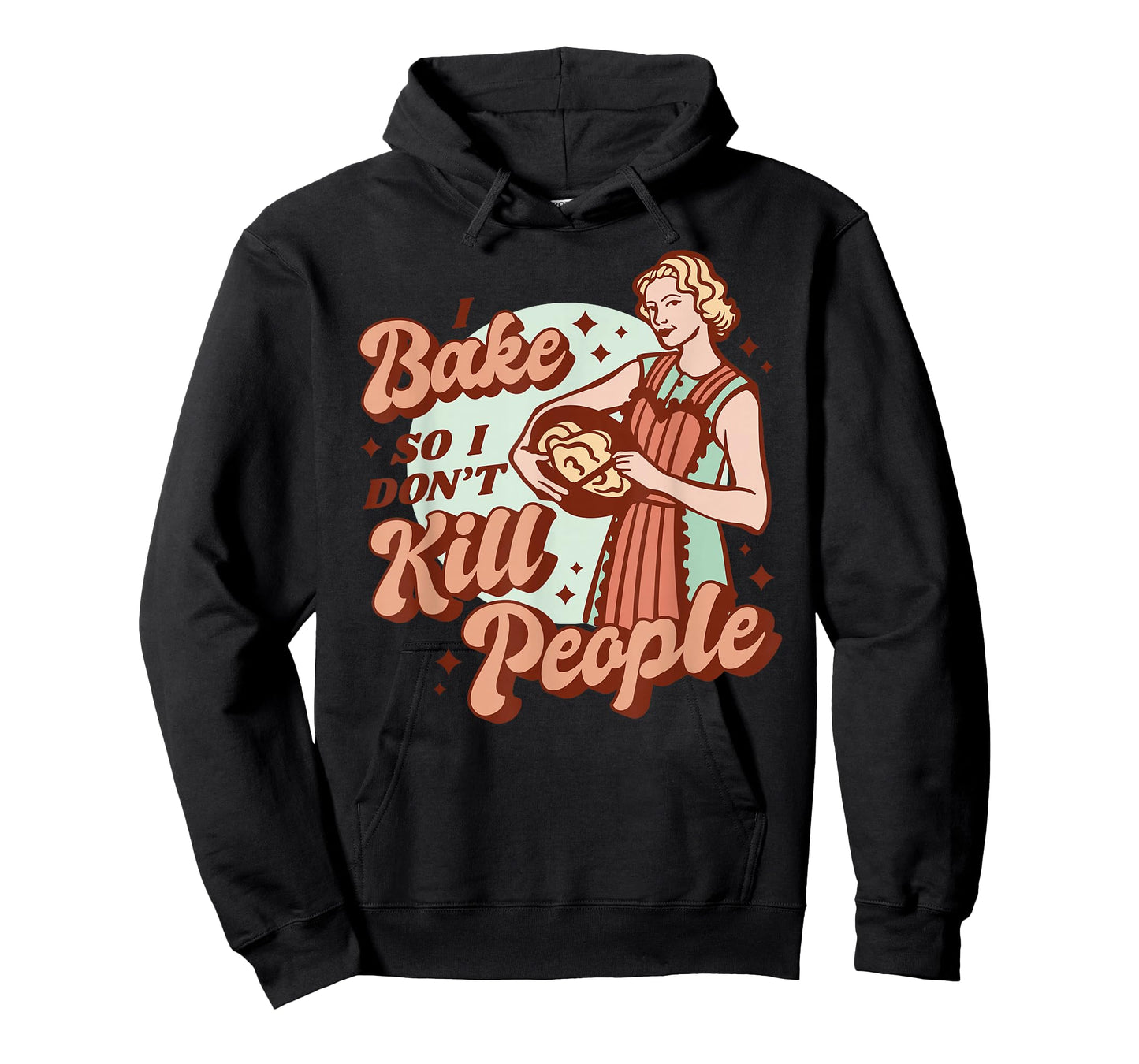Baking Woman - Funny Retro T-Shirt