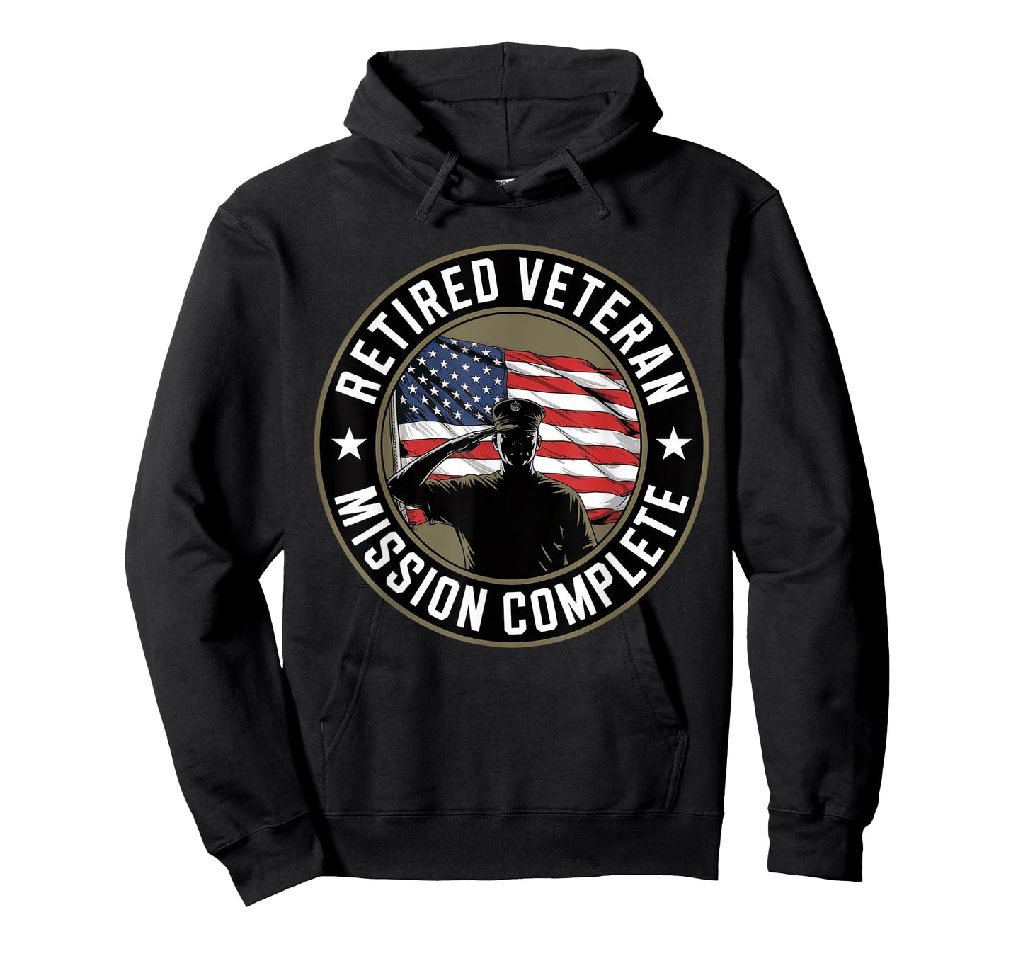 Patriotic Retired Veteran Day Proud US Army Vintage American T-Shirt