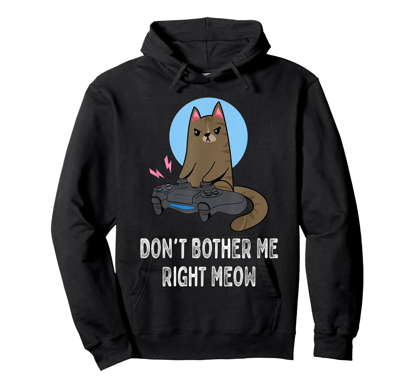 Don't Bother Me Right Meow - Funny Video Gamer & Cat Lover T-Shirt