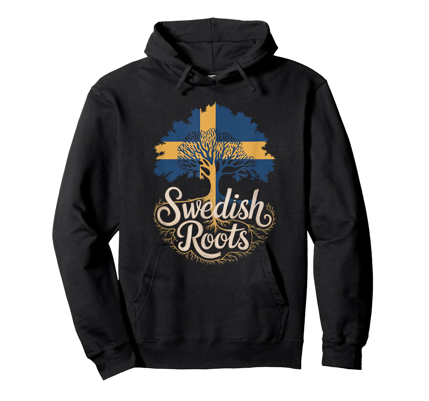 Swedish Roots - Sweden Flag Colors Family Tree Souvenir T-Shirt