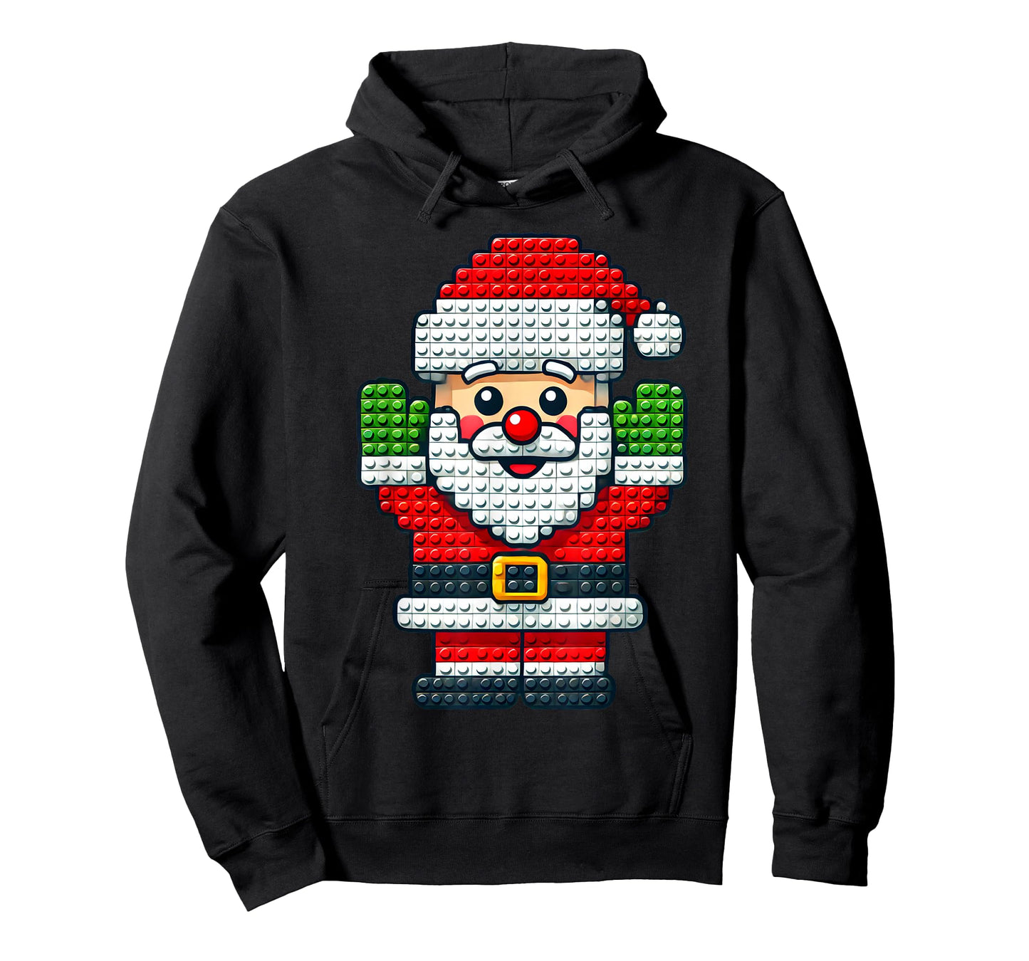 Play Building Blocks Christmas Santa Claus Boys Kids Toddler T-Shirt